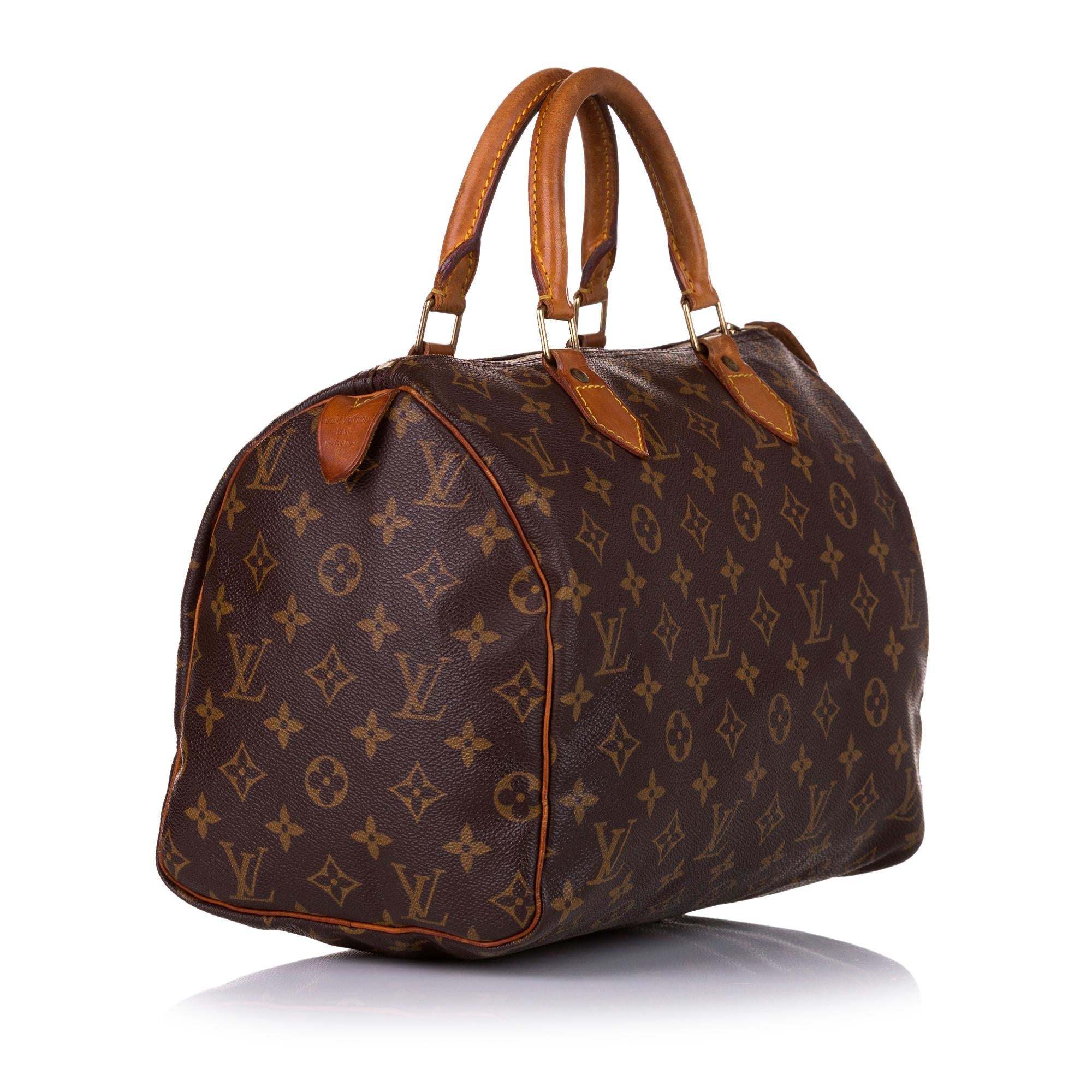 Louis Vuitton Monogram Speedy 30 (SHG-36619)
