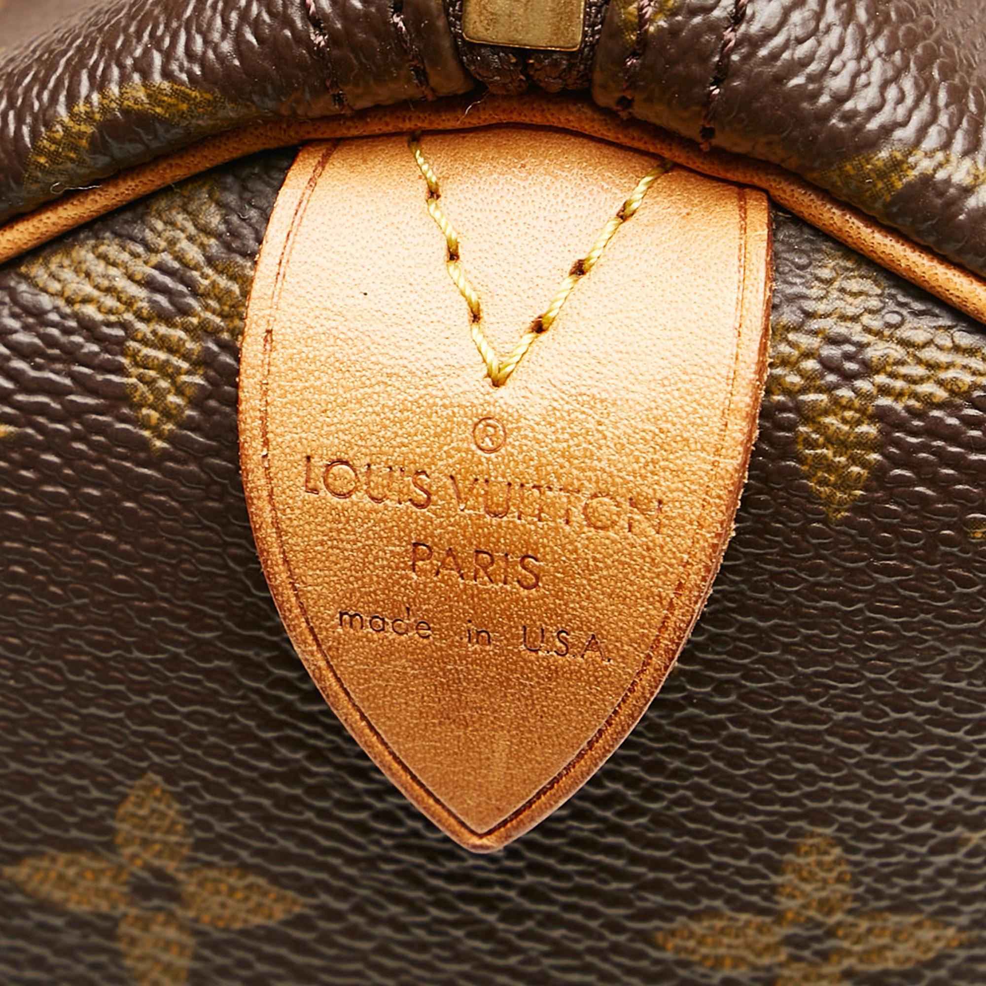 Louis Vuitton Monogram Speedy 30 (SHG-36767)