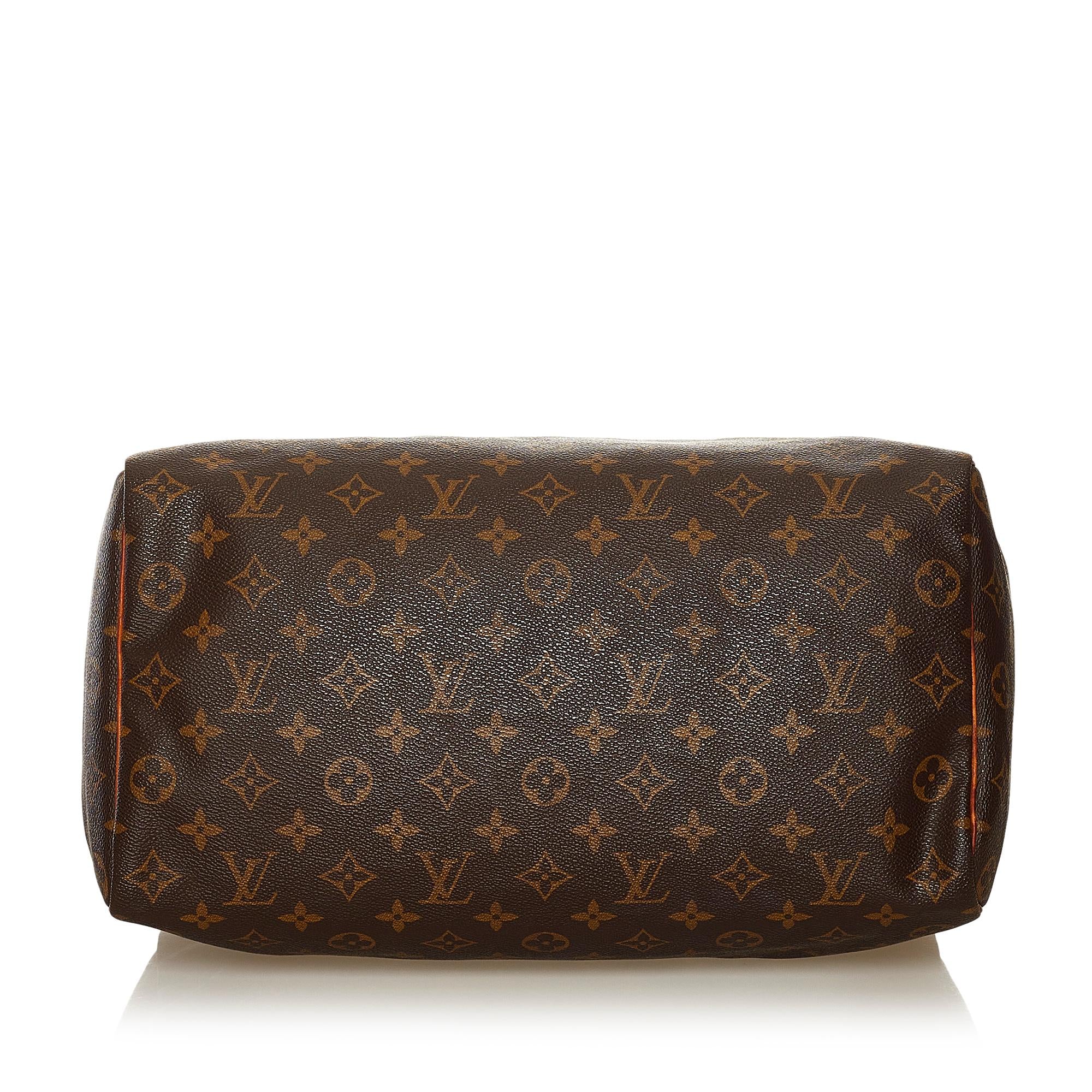 Louis Vuitton Monogram Speedy 35 (SHG-35556)