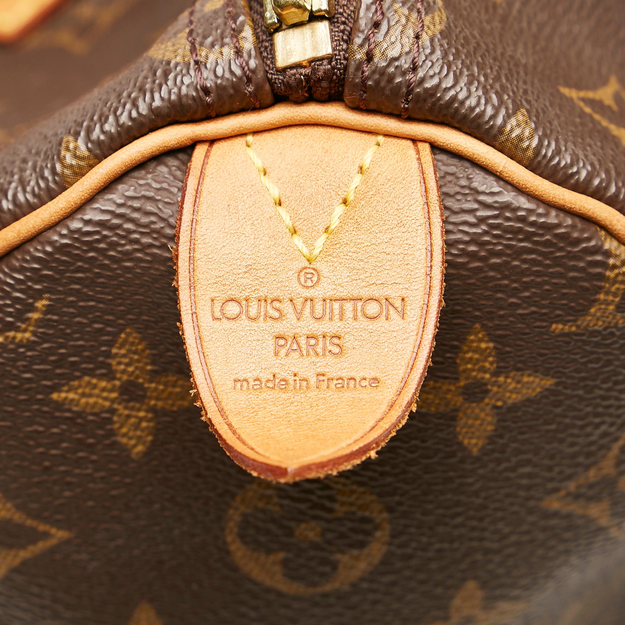 Louis Vuitton Monogram Speedy 35 (SHG-36768)