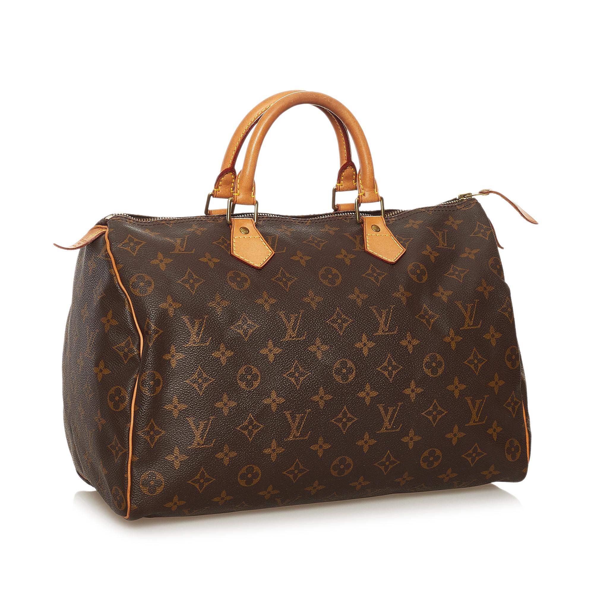 Louis Vuitton Monogram Speedy 35 (SHG-36768)