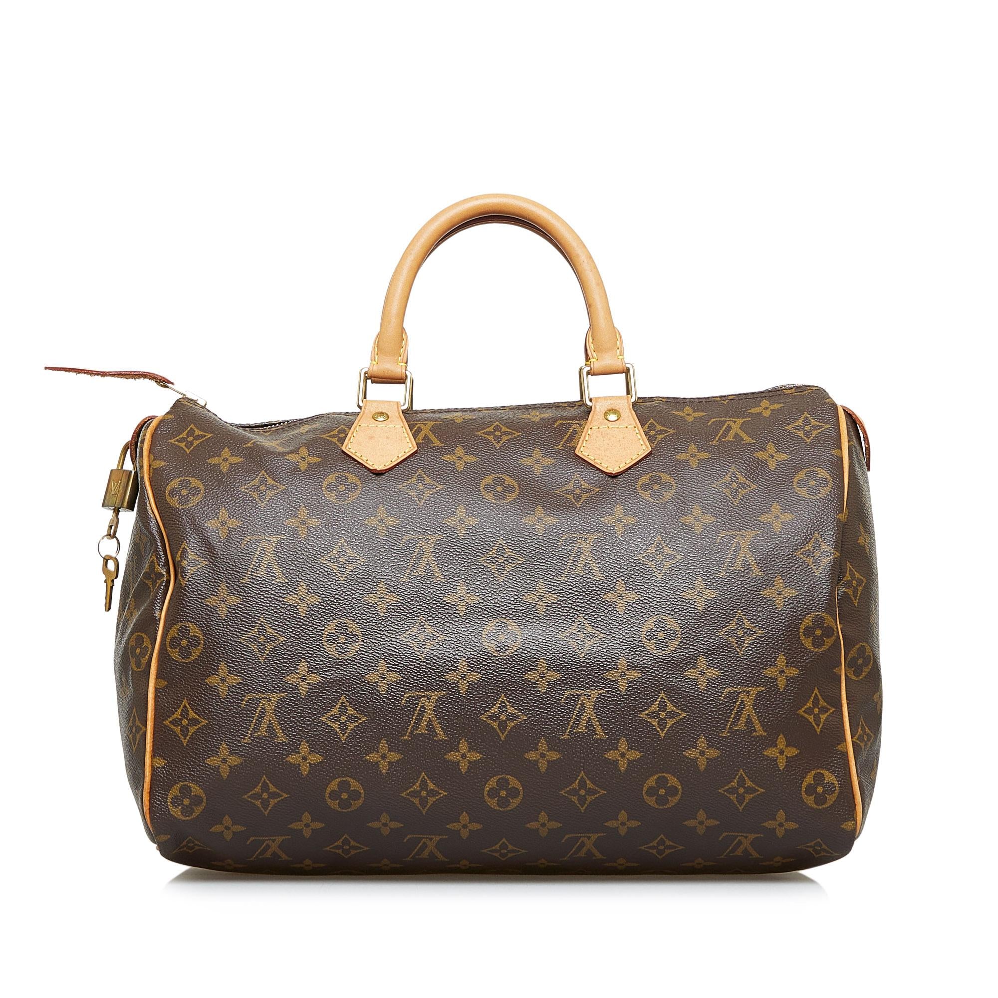 Louis Vuitton Monogram Speedy 35 (SHG-kTtGIW)