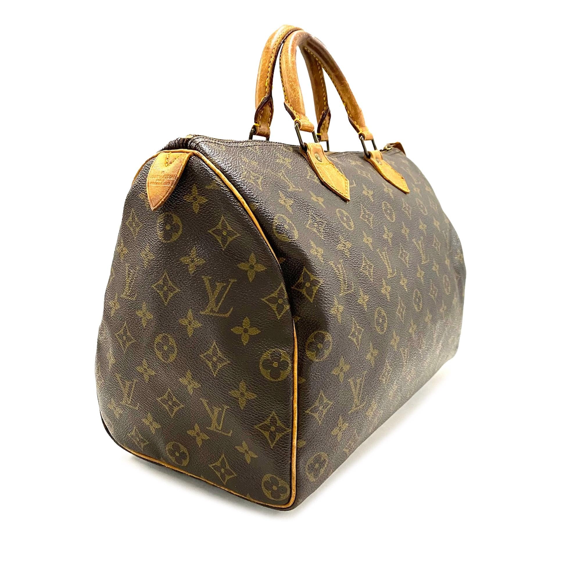 Louis Vuitton Monogram Speedy 35 (SHG-PSheuL)