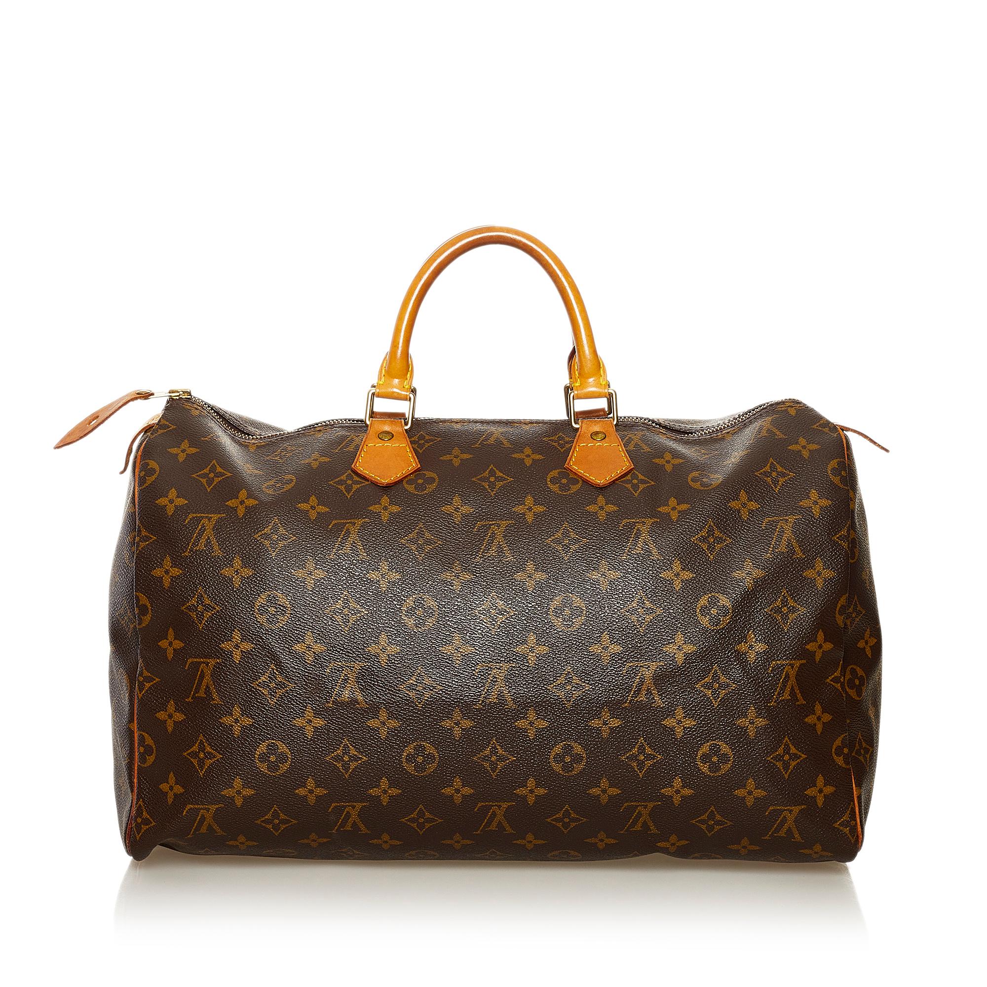 Louis Vuitton Monogram Speedy 40 (SHG-35137)