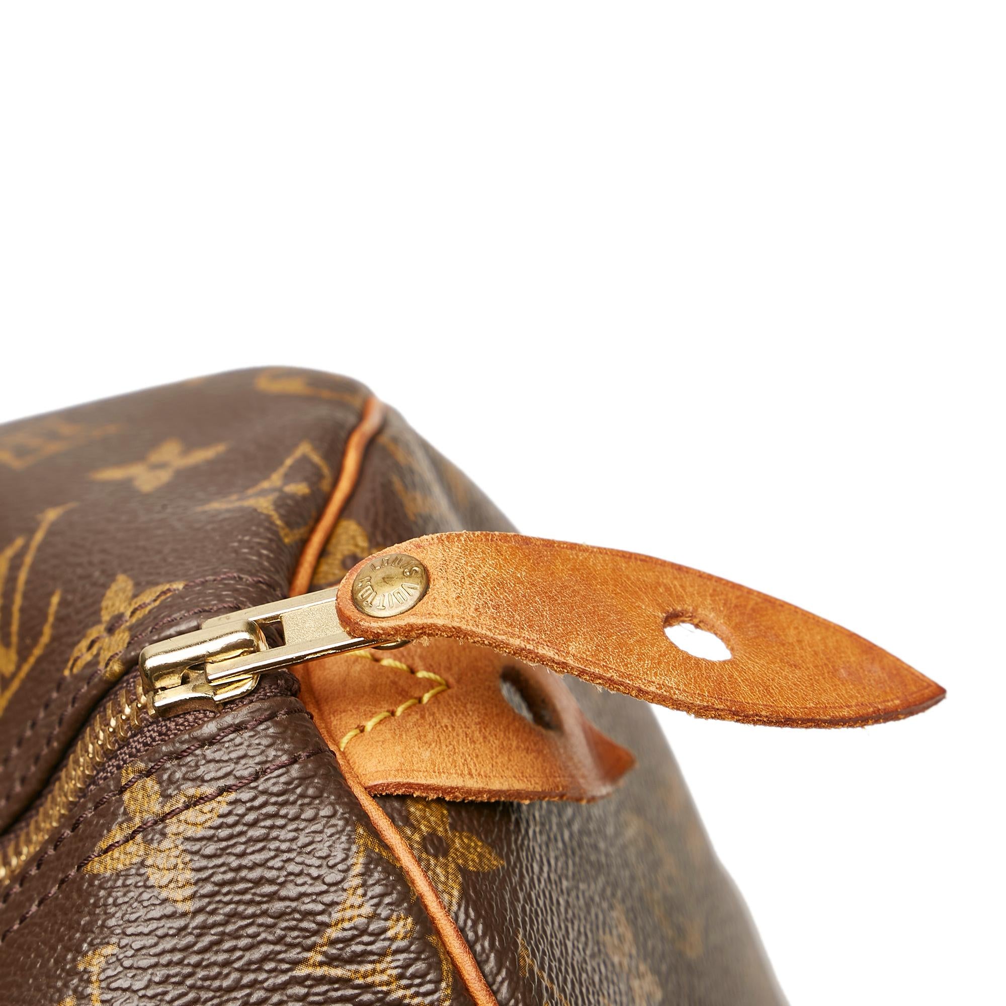 Louis Vuitton Monogram Speedy 40 (SHG-35137)