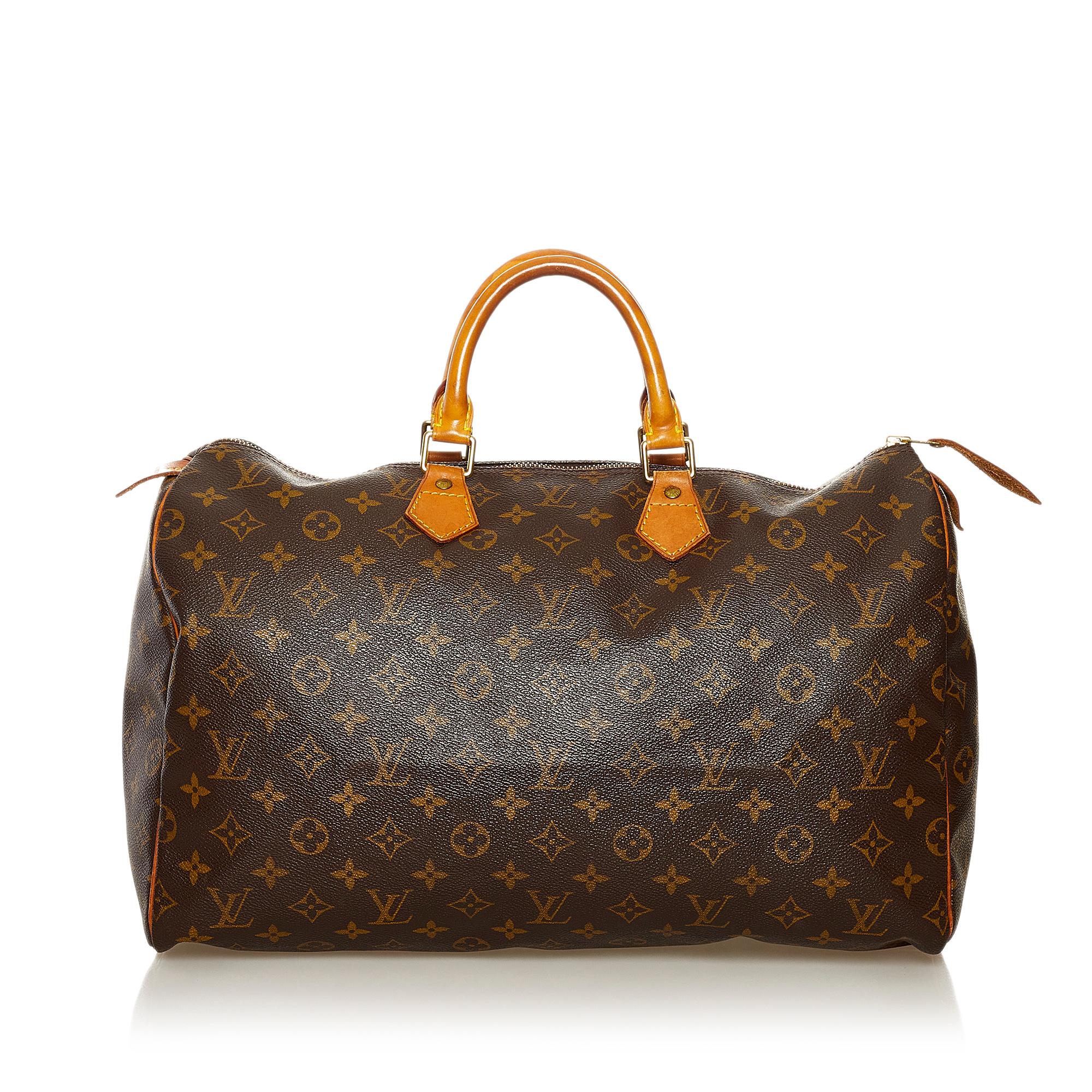 Louis Vuitton Monogram Speedy 40 (SHG-35137)