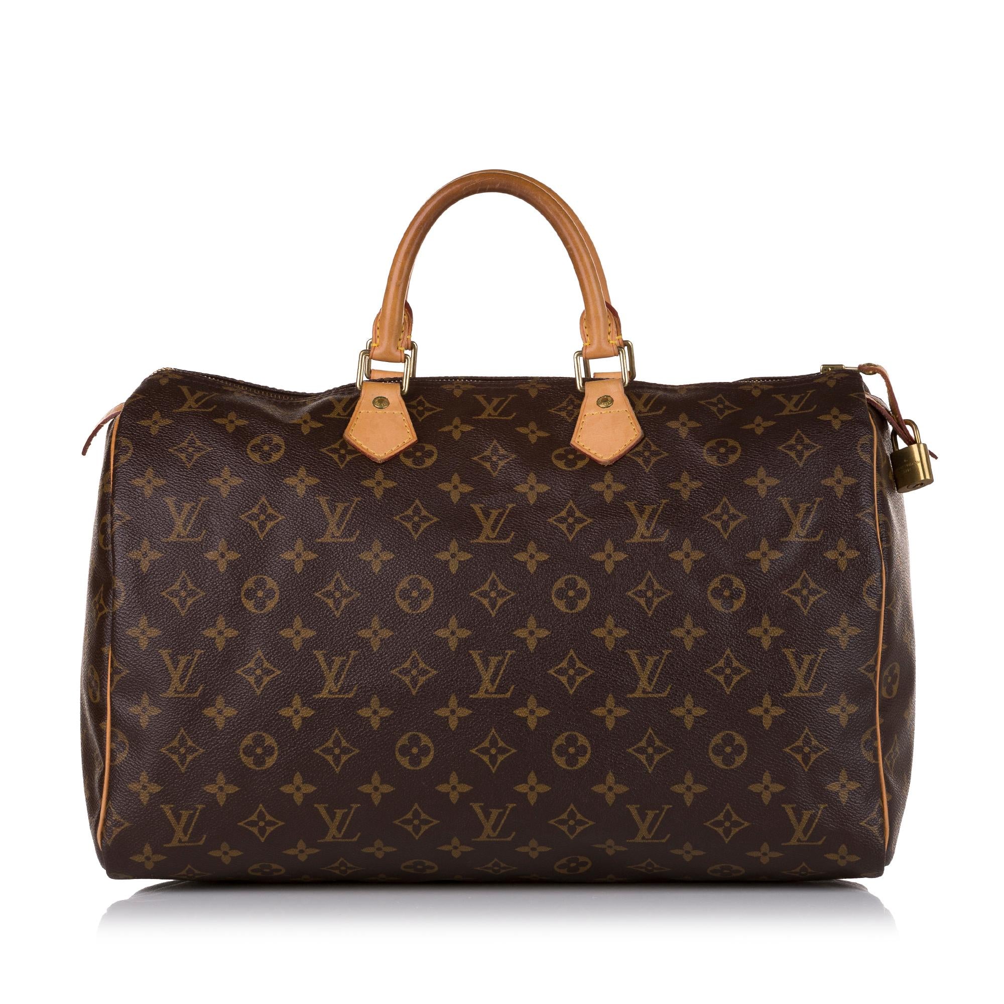 Louis Vuitton Monogram Speedy 40 (SHG-35287)