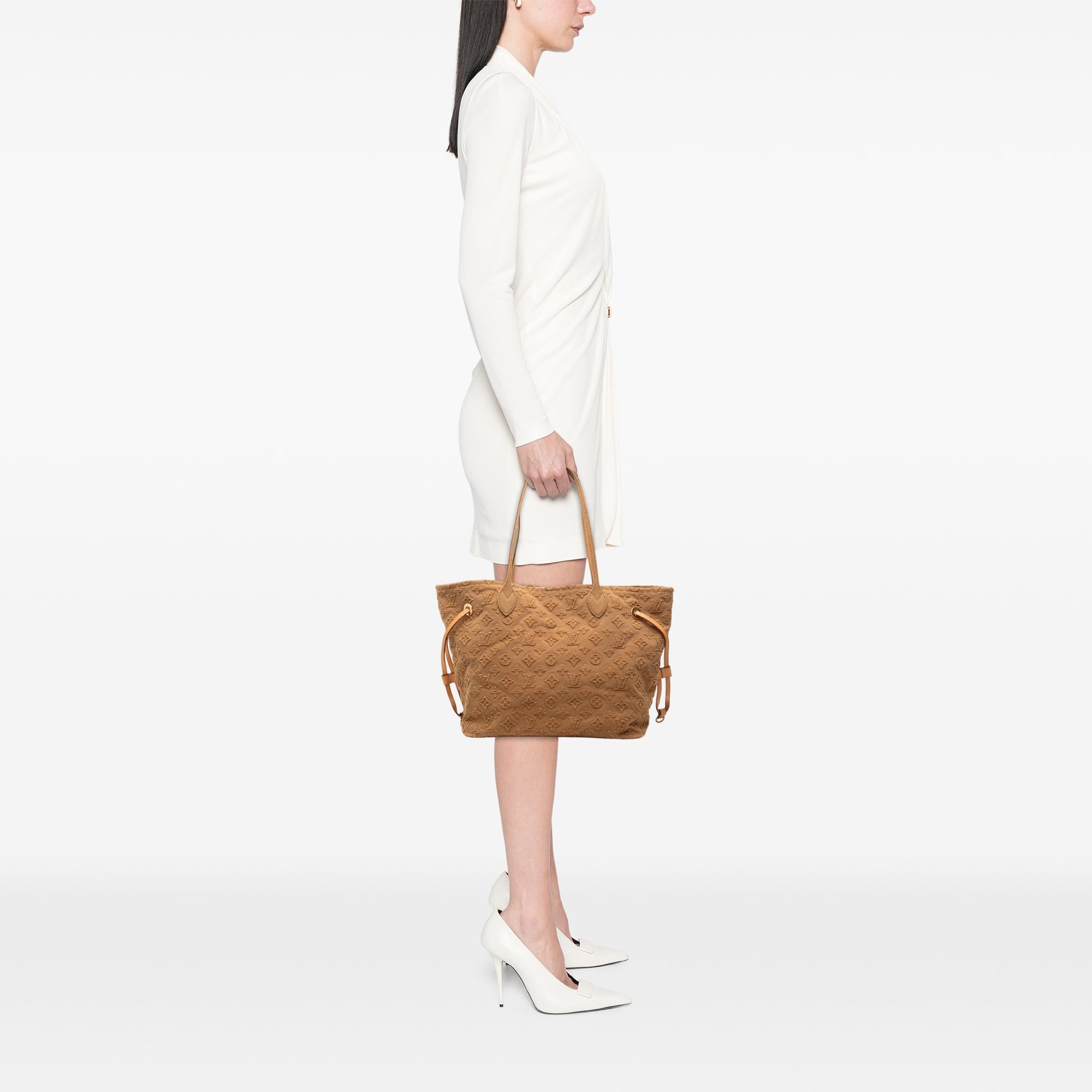 Louis Vuitton Monogram Stone Denim Neverfull MM