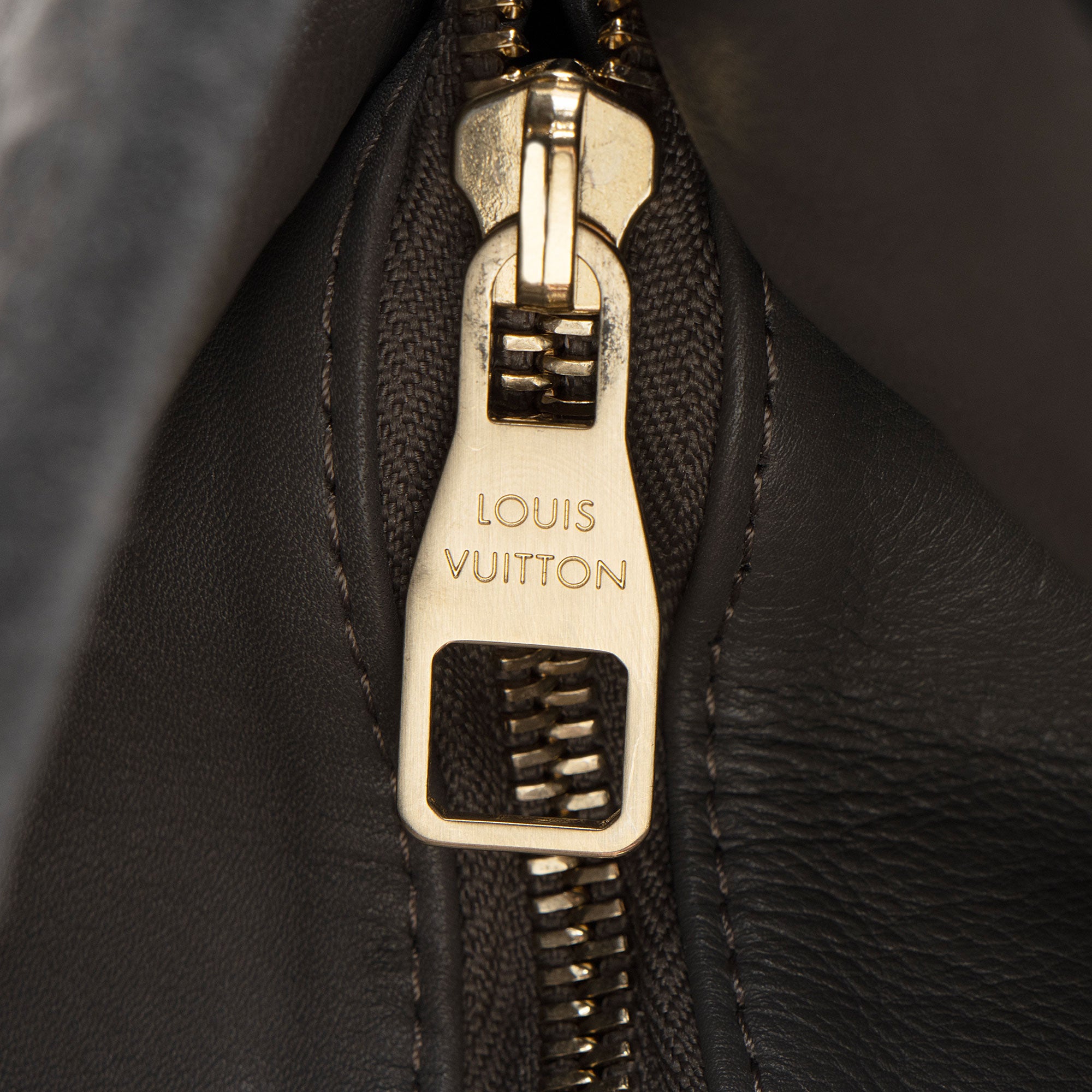 Louis Vuitton Monogram Embossed Suede Python Wish Bag