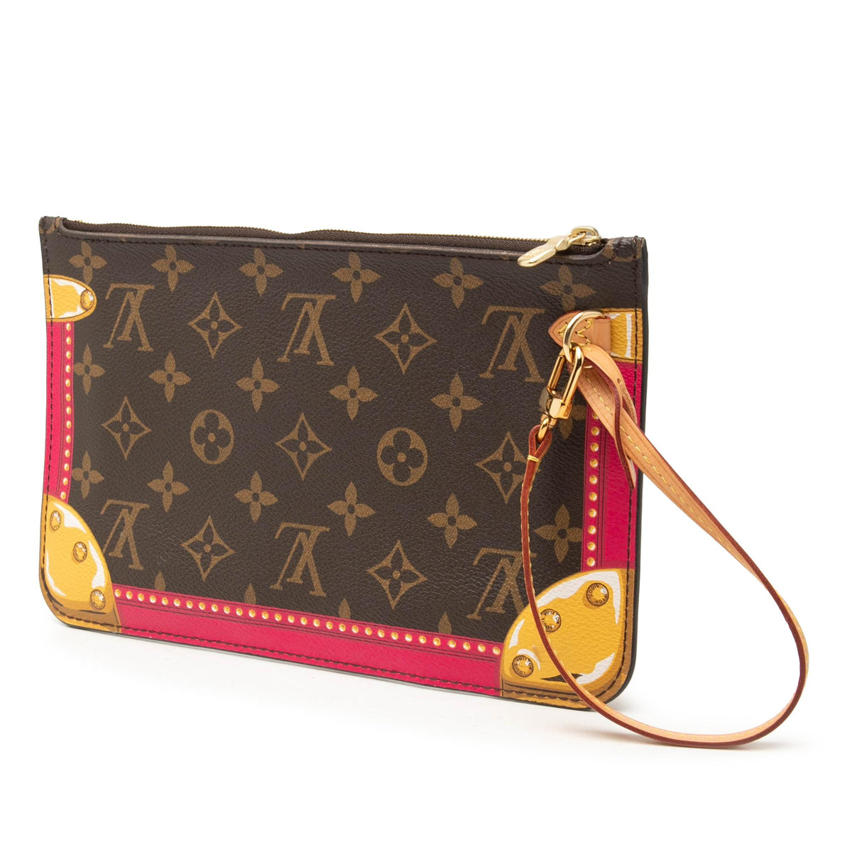 Louis Vuitton Monogram Summer Trunks Neverfull MM Pouch