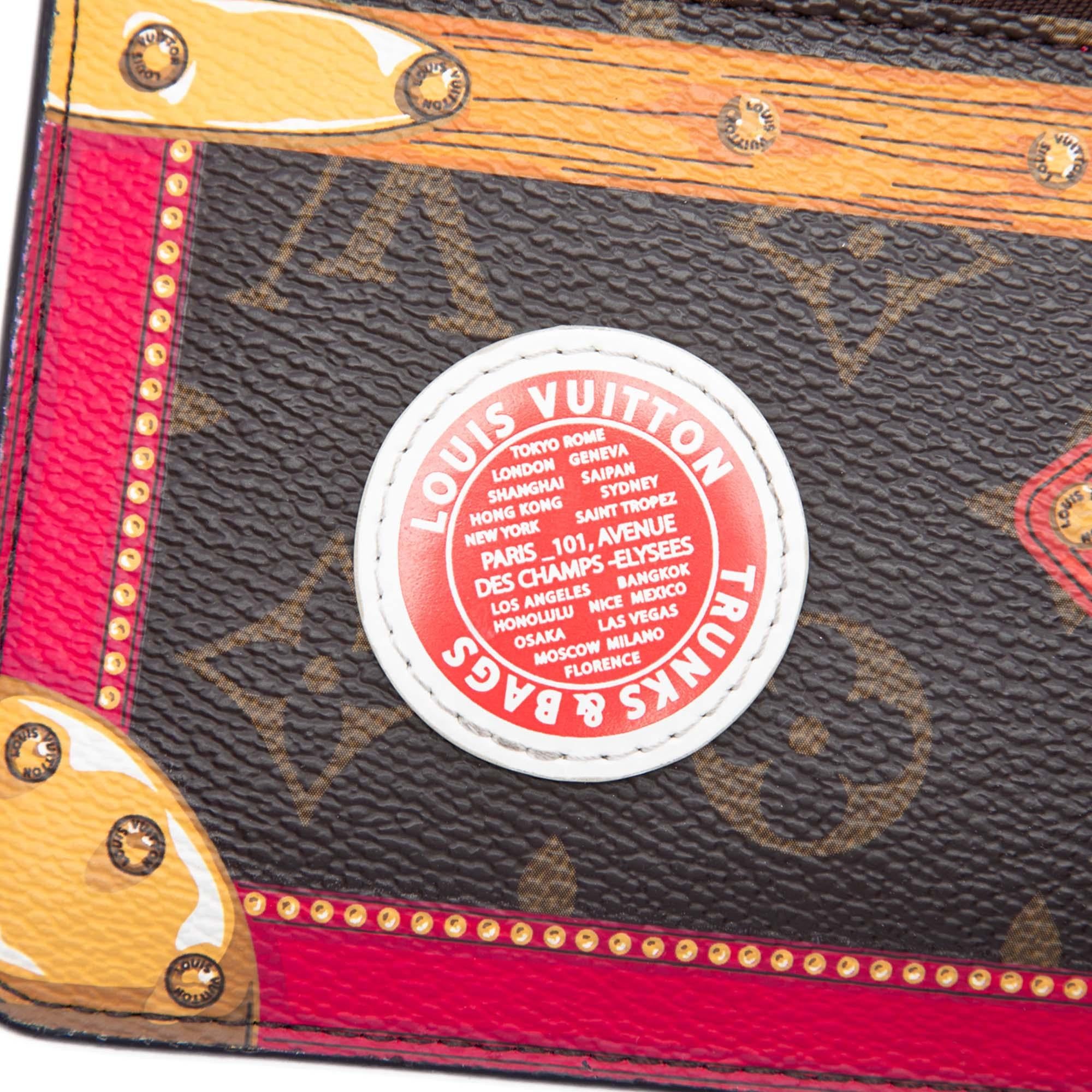 Louis Vuitton Monogram Summer Trunks Pochette Weekend