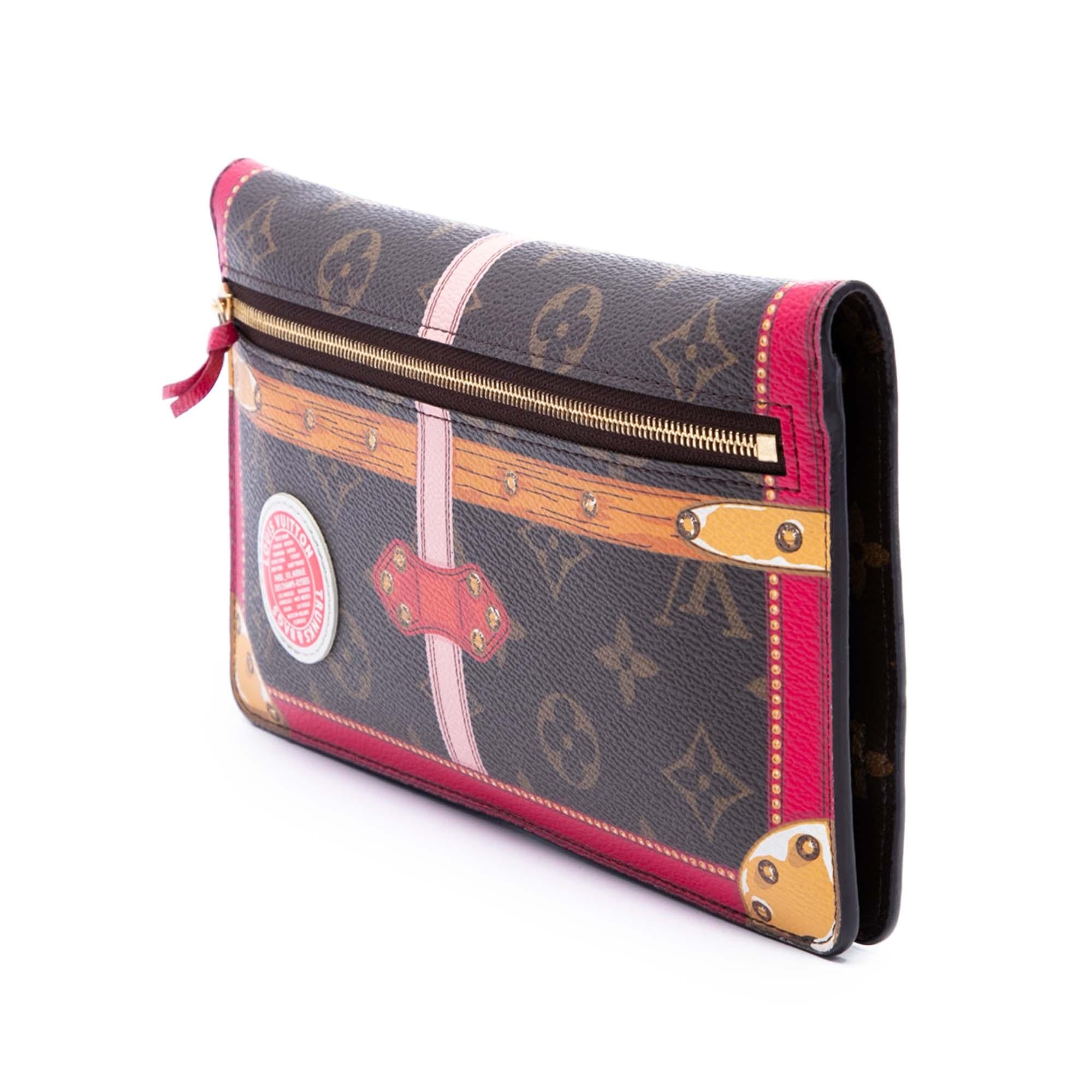 Louis Vuitton Monogram Summer Trunks Pochette Weekend