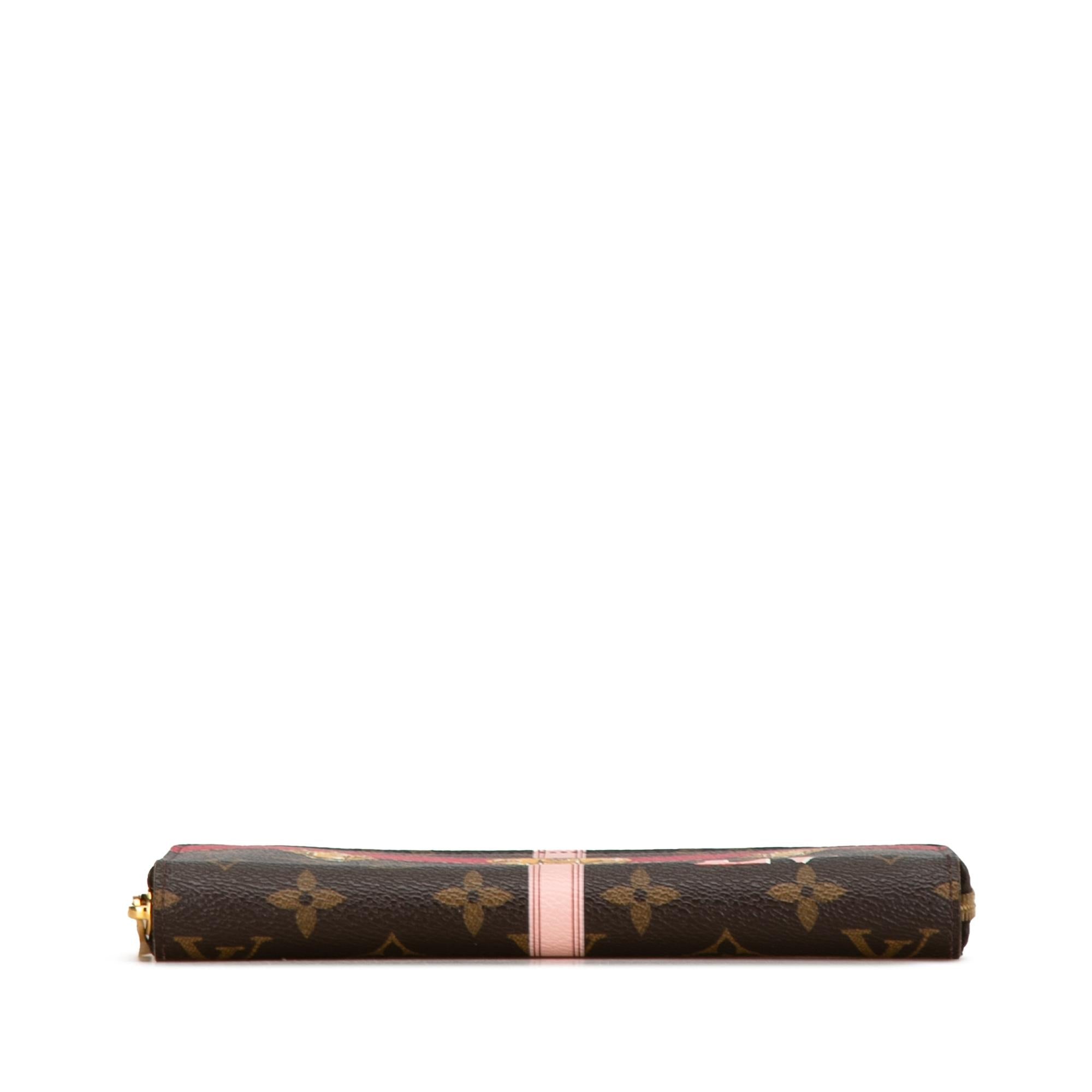 Louis Vuitton Monogram Summer Trunks Zippy Long Wallet (SHG-FjbwDg)