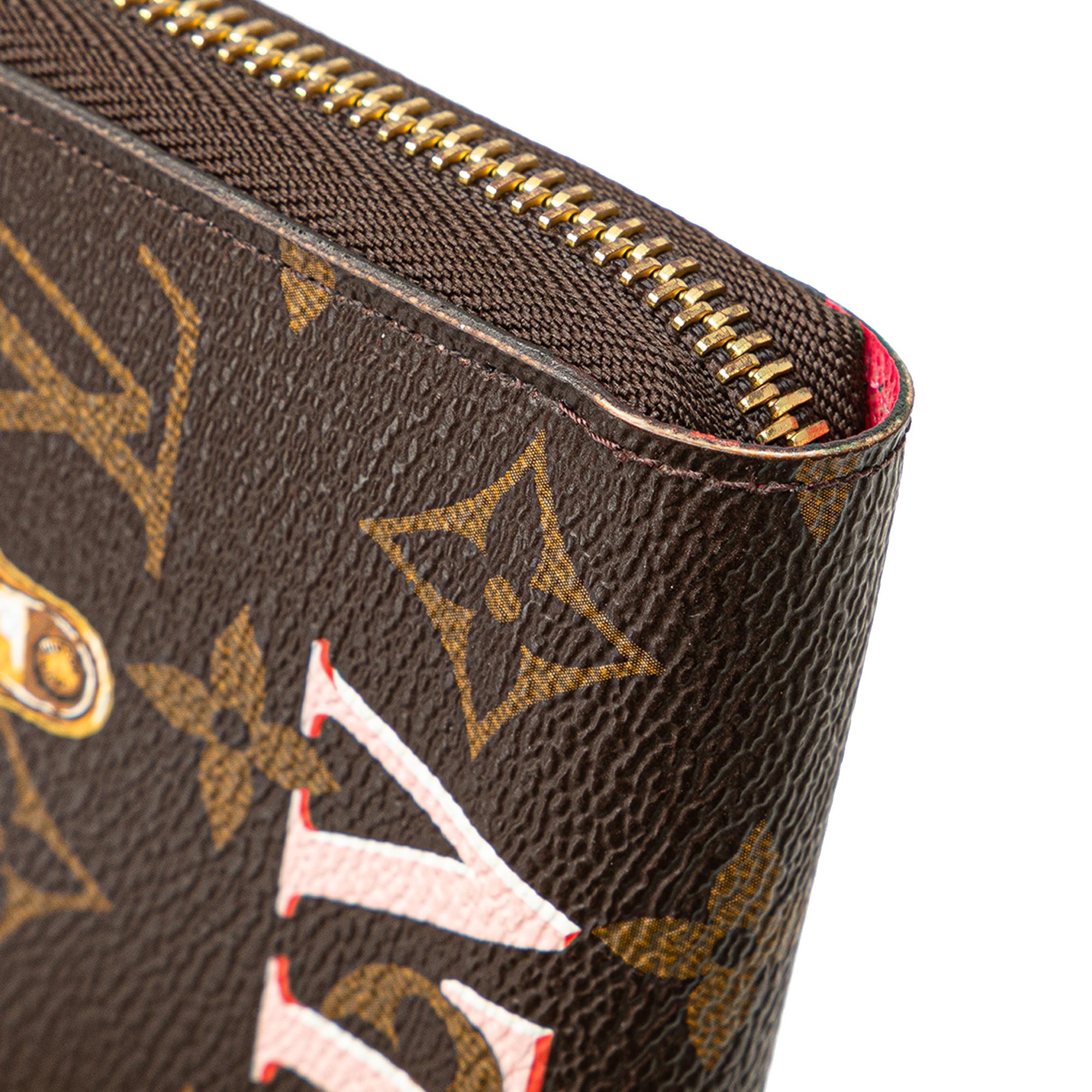 Louis Vuitton Monogram Summer Trunks Zippy Long Wallet (SHG-FjbwDg)