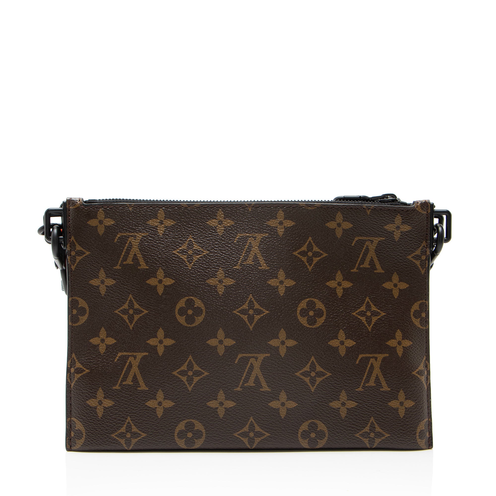 Louis Vuitton Monogram Taurillon In The Loop Trio Pouch