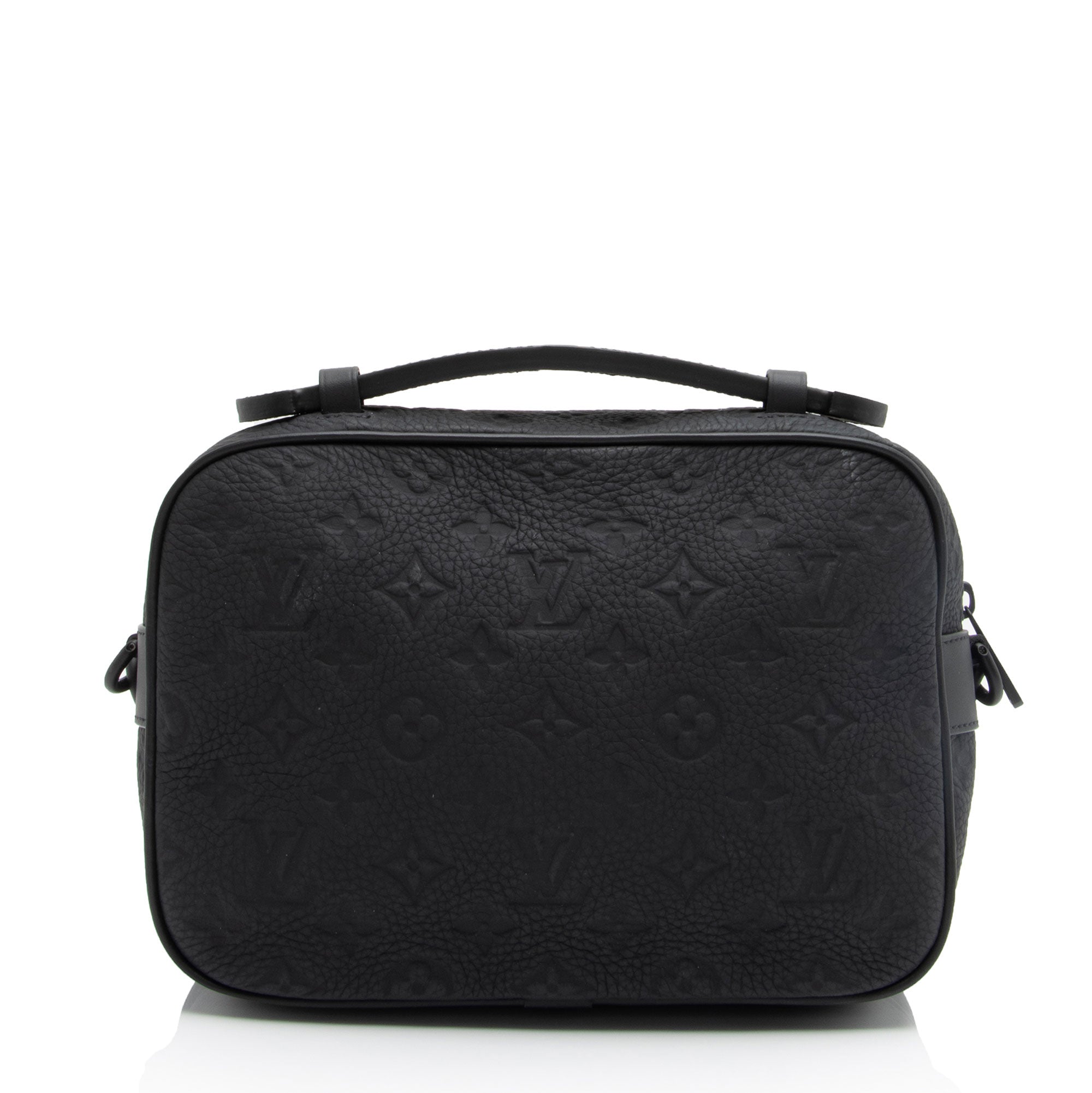 Louis Vuitton Monogram Taurillon Leather S Lock Messenger Bag (SHF-AzeZUq)