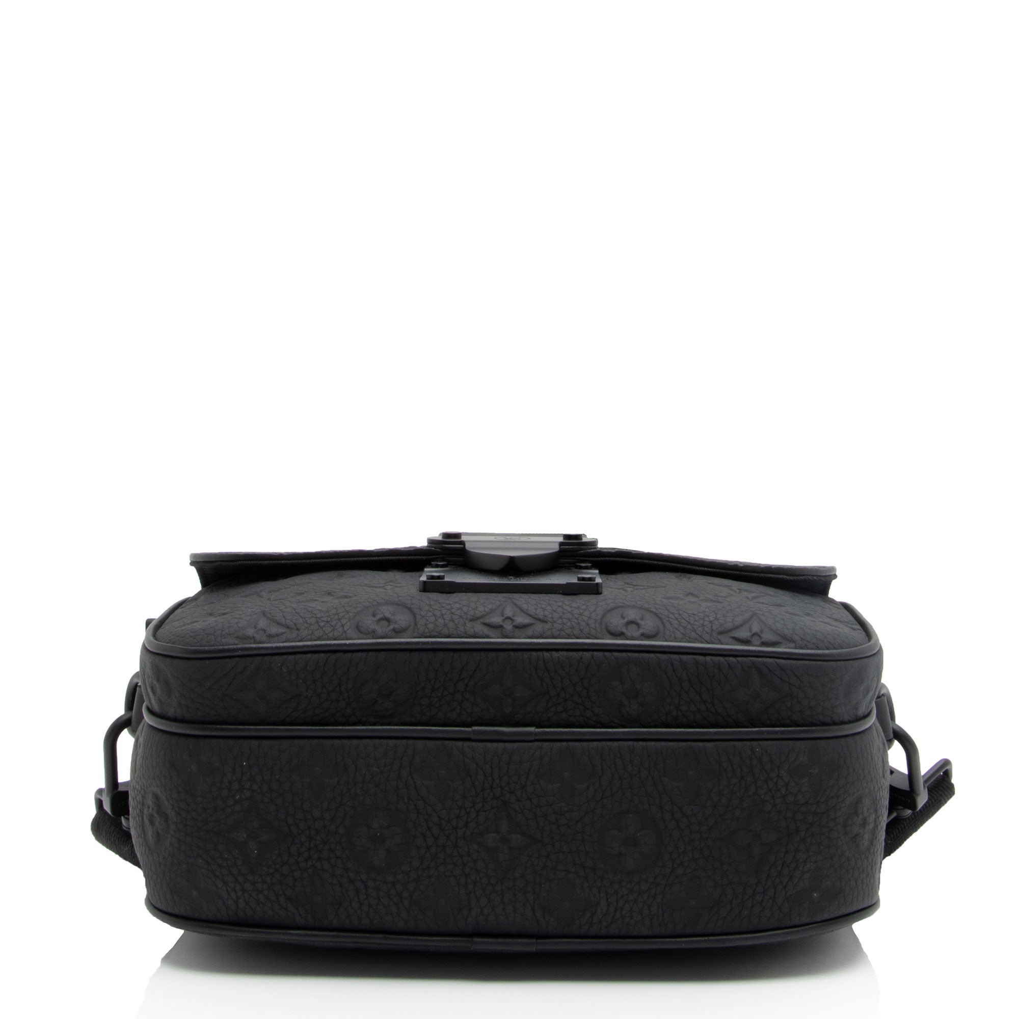 Louis Vuitton Monogram Taurillon Leather S Lock Messenger Bag (SHF-AzeZUq)