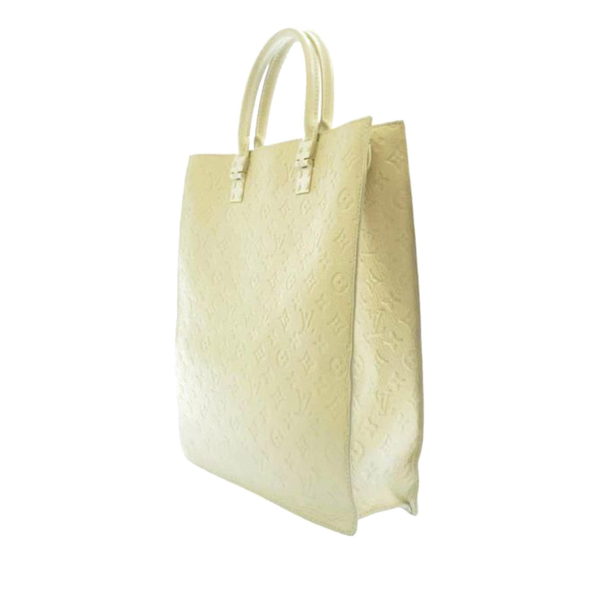 Louis Vuitton Monogram Taurillon Sac Plat (SHG-36681)