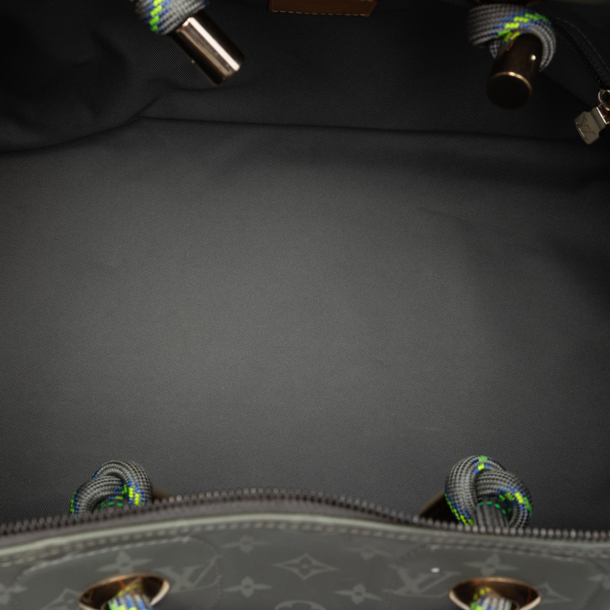 Louis Vuitton Monogram Titanium Keepall Bandouliere 50