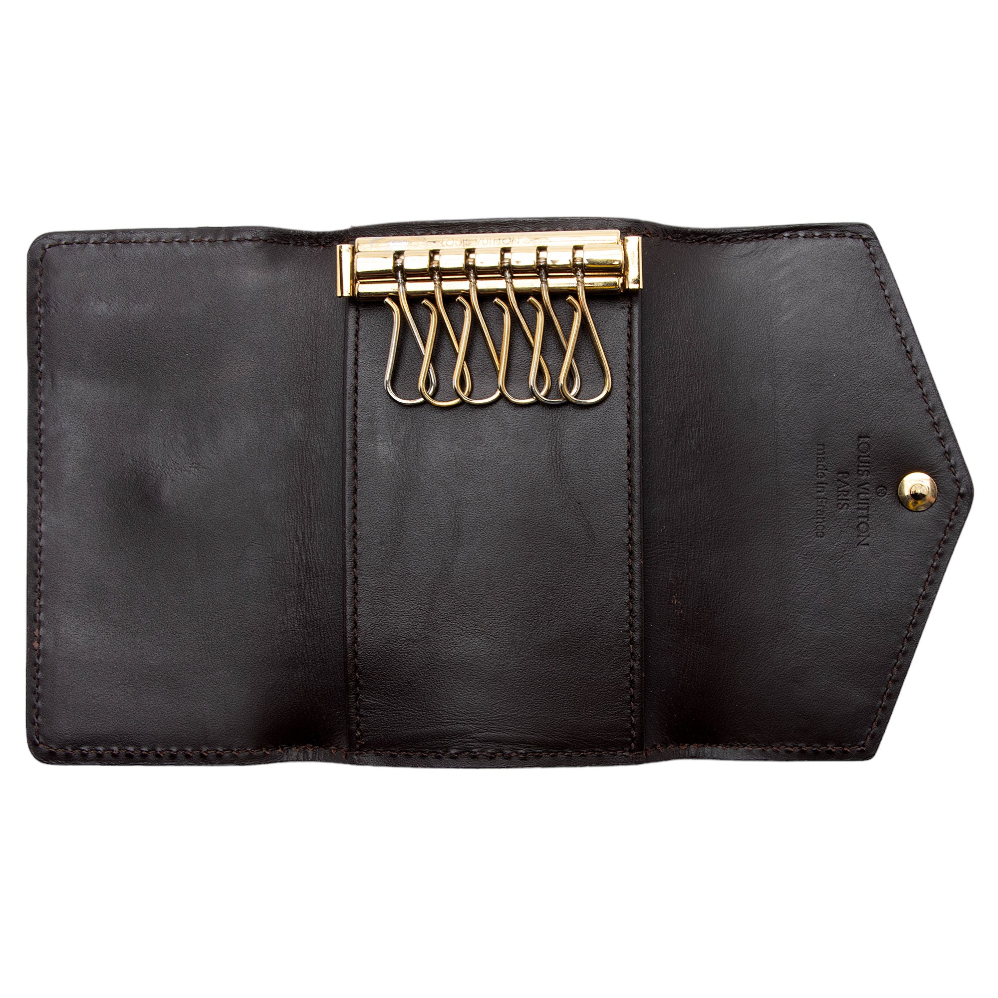 Louis Vuitton Monogram Vernis 6 Key Holder (SHF-BG19ex)