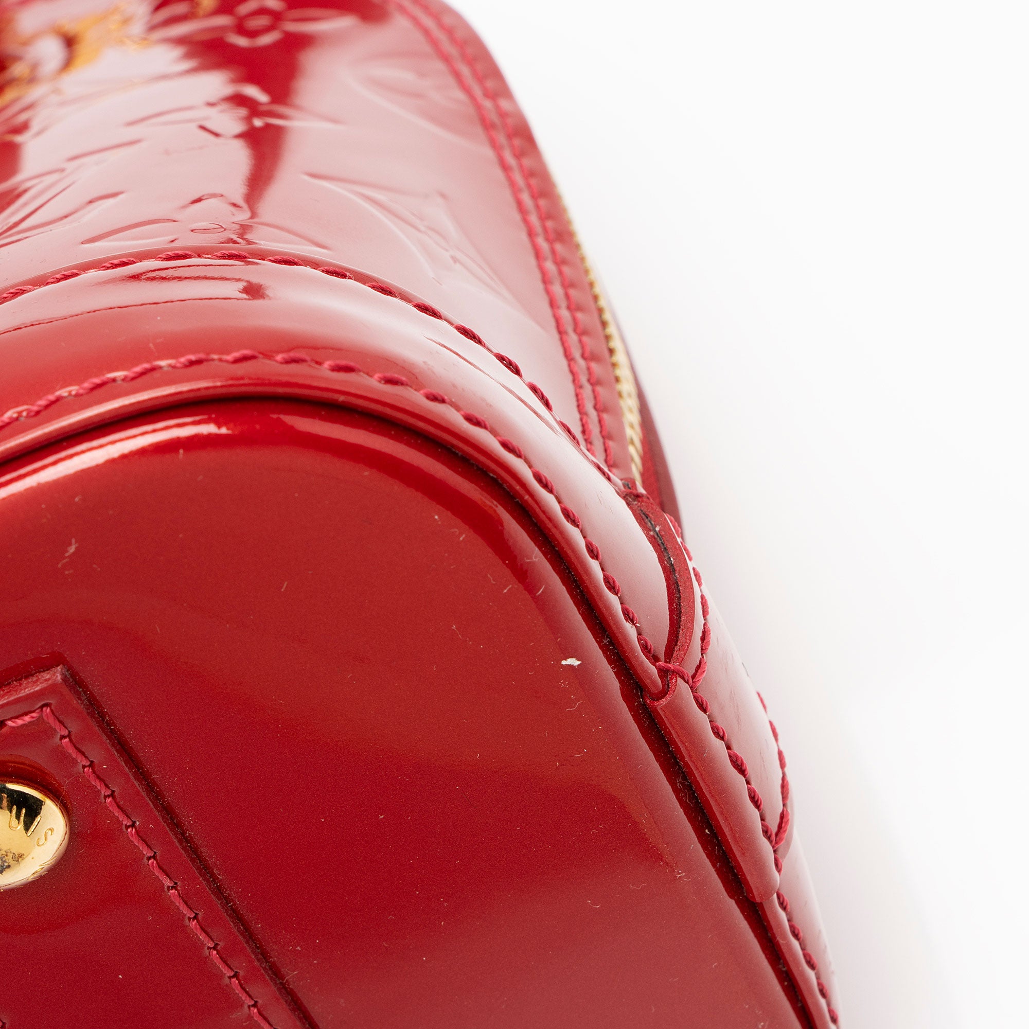 Louis Vuitton Monogram Vernis Alma BB Satchel (SHF-vVmwfj)