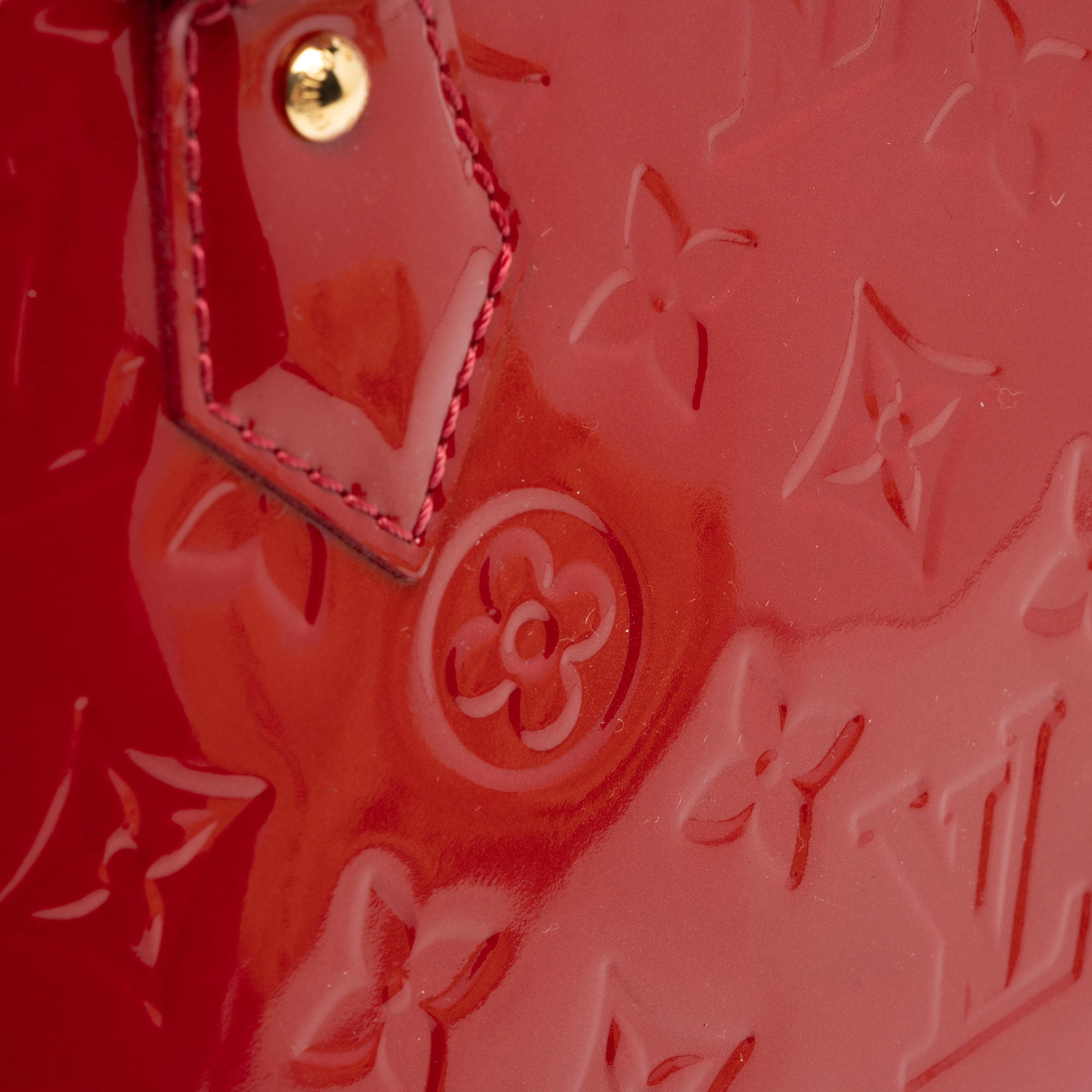 Louis Vuitton Monogram Vernis Alma BB Satchel (SHF-vVmwfj)