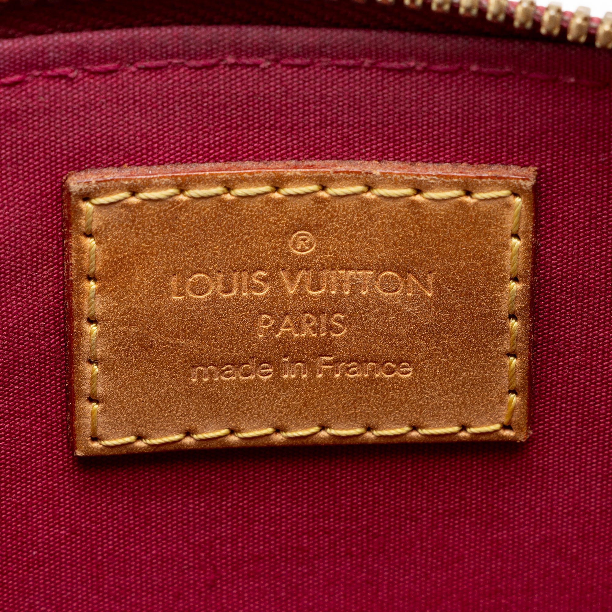 Louis Vuitton Monogram Vernis Alma BB Satchel