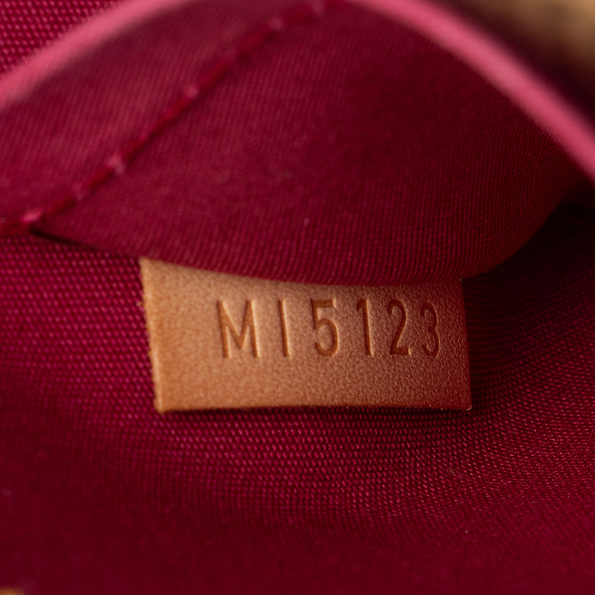 Louis Vuitton Monogram Vernis Alma BB Satchel