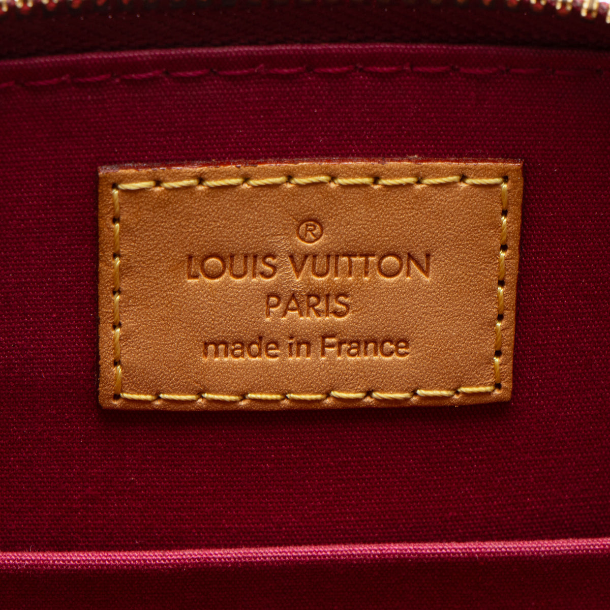 Louis Vuitton Monogram Vernis Alma BB Satchel