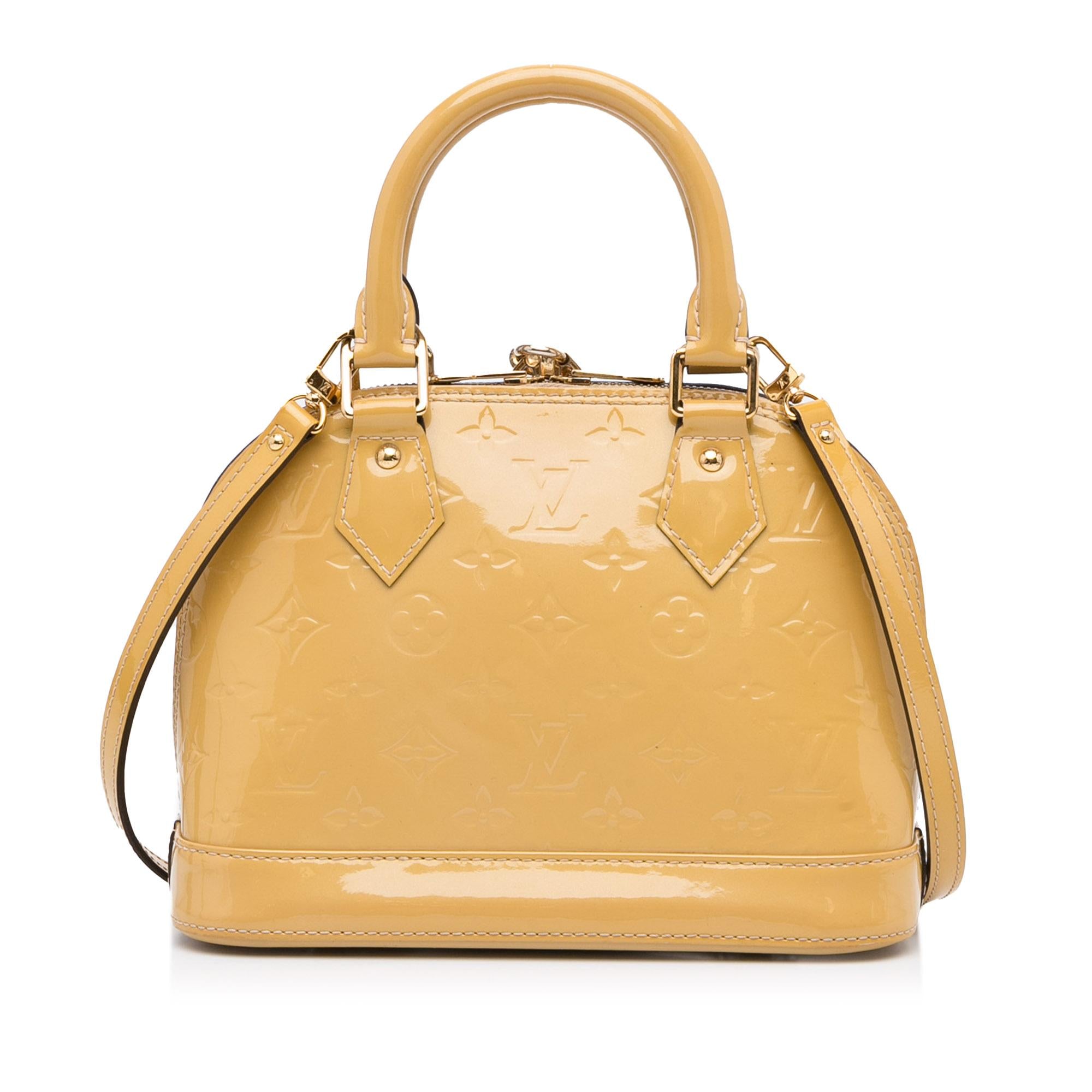 Louis Vuitton Monogram Vernis Alma BB (SHG-ToqnTG)