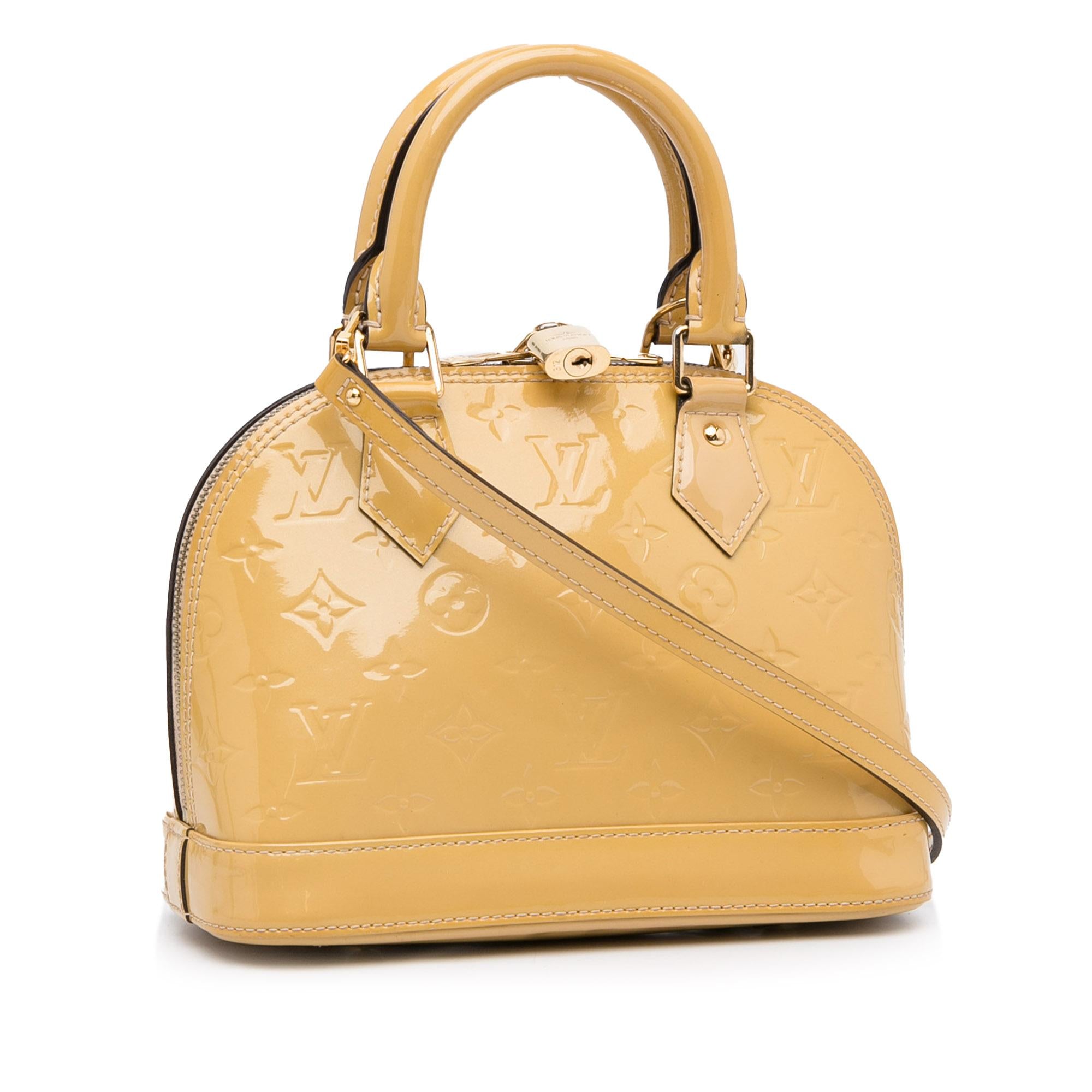 Louis Vuitton Monogram Vernis Alma BB (SHG-ToqnTG)