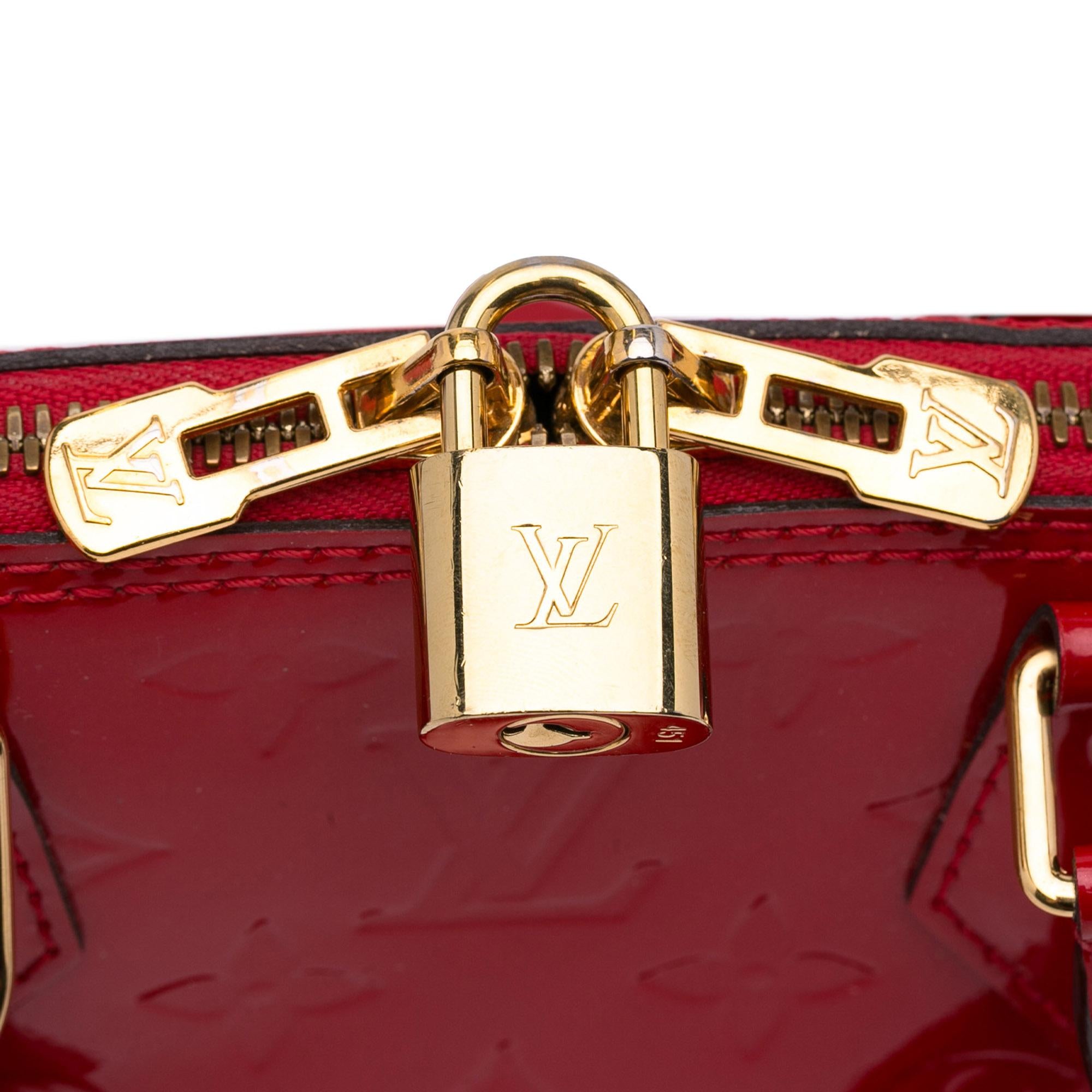 Louis Vuitton Monogram Vernis Alma BB (SHG-xf6DQV)