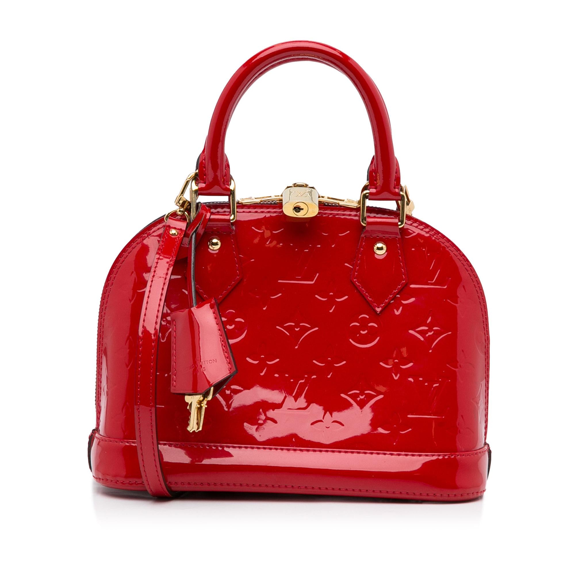 Louis Vuitton Monogram Vernis Alma BB (SHG-xf6DQV)