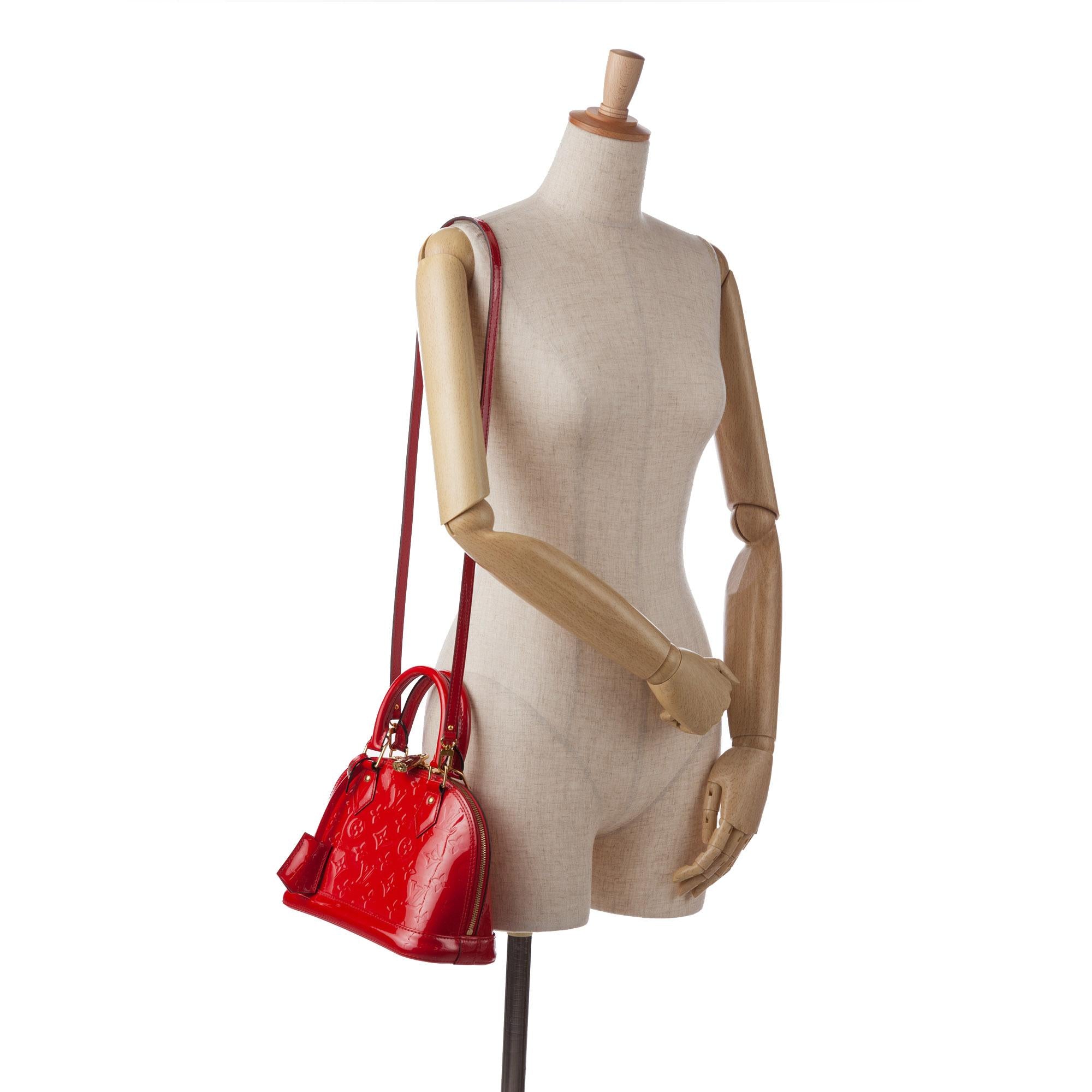 Louis Vuitton Monogram Vernis Alma BB (SHG-e0Cf0Z)