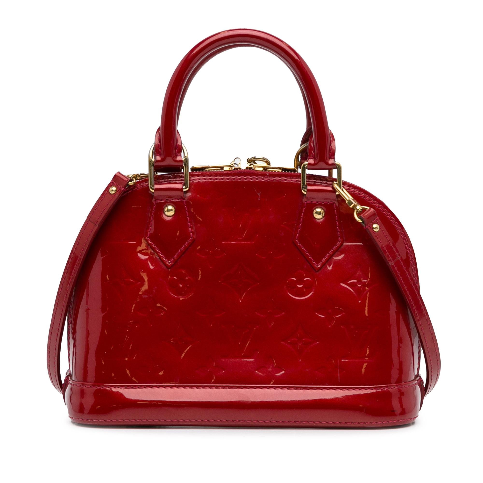 Louis Vuitton Monogram Vernis Alma BB (SHG-9zPO6C)