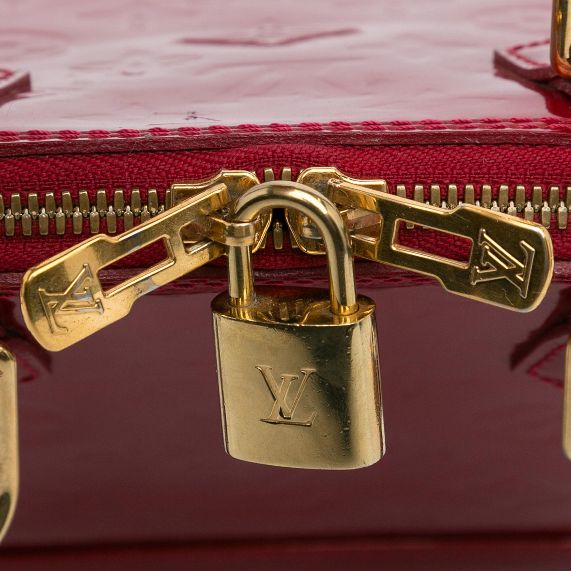 Louis Vuitton Monogram Vernis Alma BB (SHG-9zPO6C)