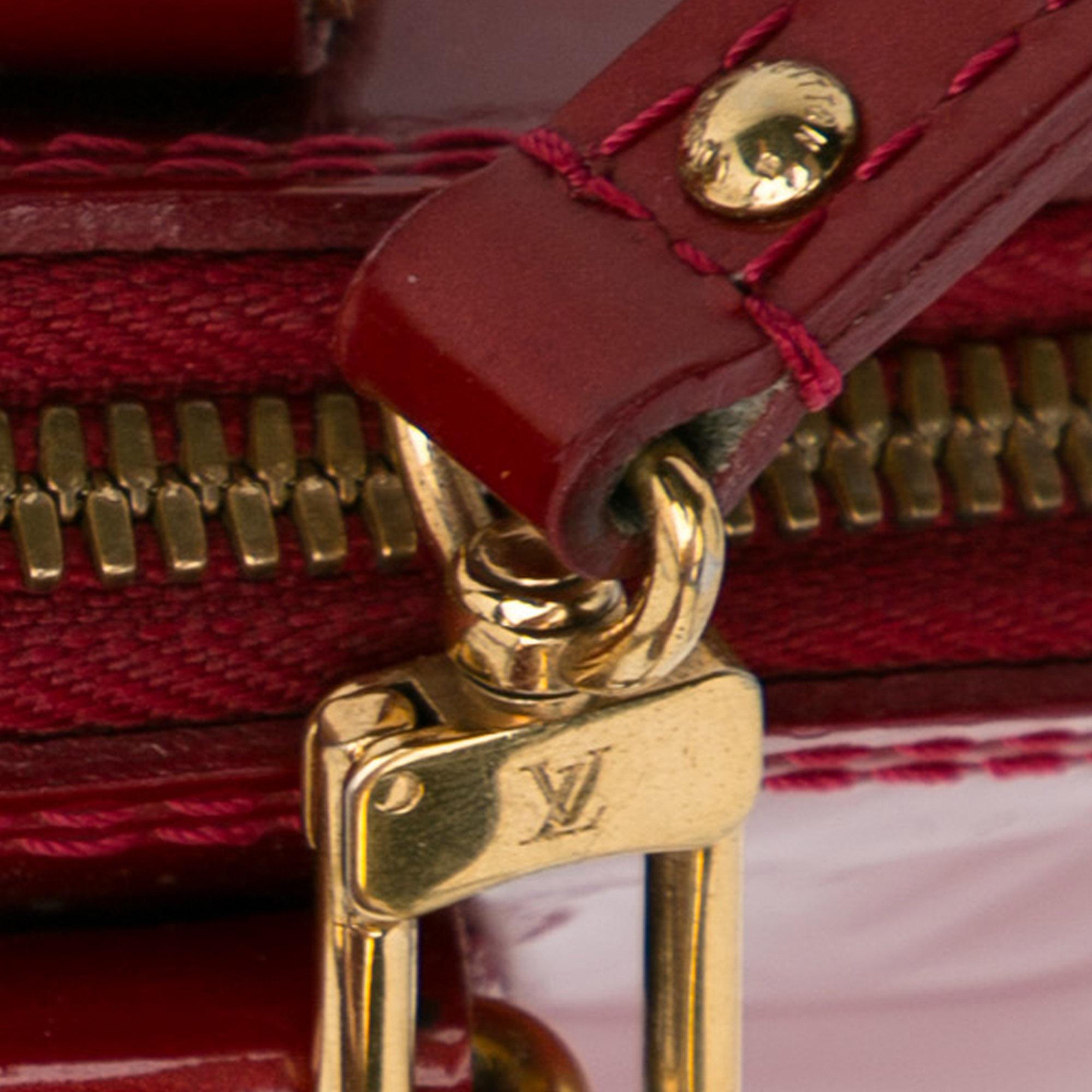 Louis Vuitton Monogram Vernis Alma BB (SHG-9zPO6C)