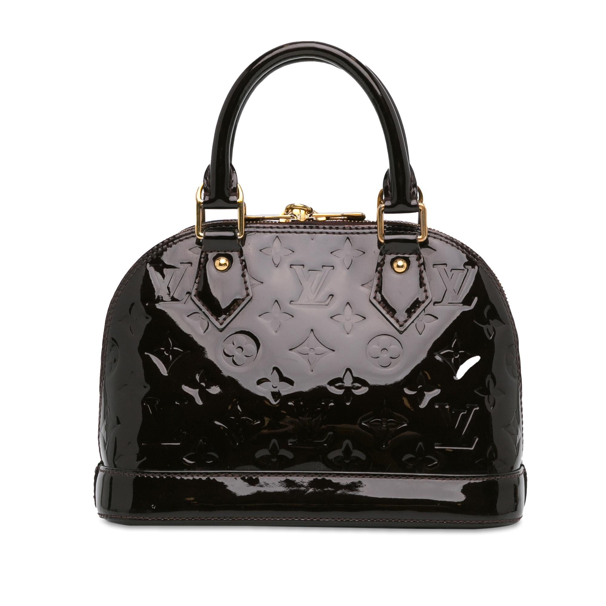 Louis Vuitton Monogram Vernis Alma BB (SHG-0xIoL6)
