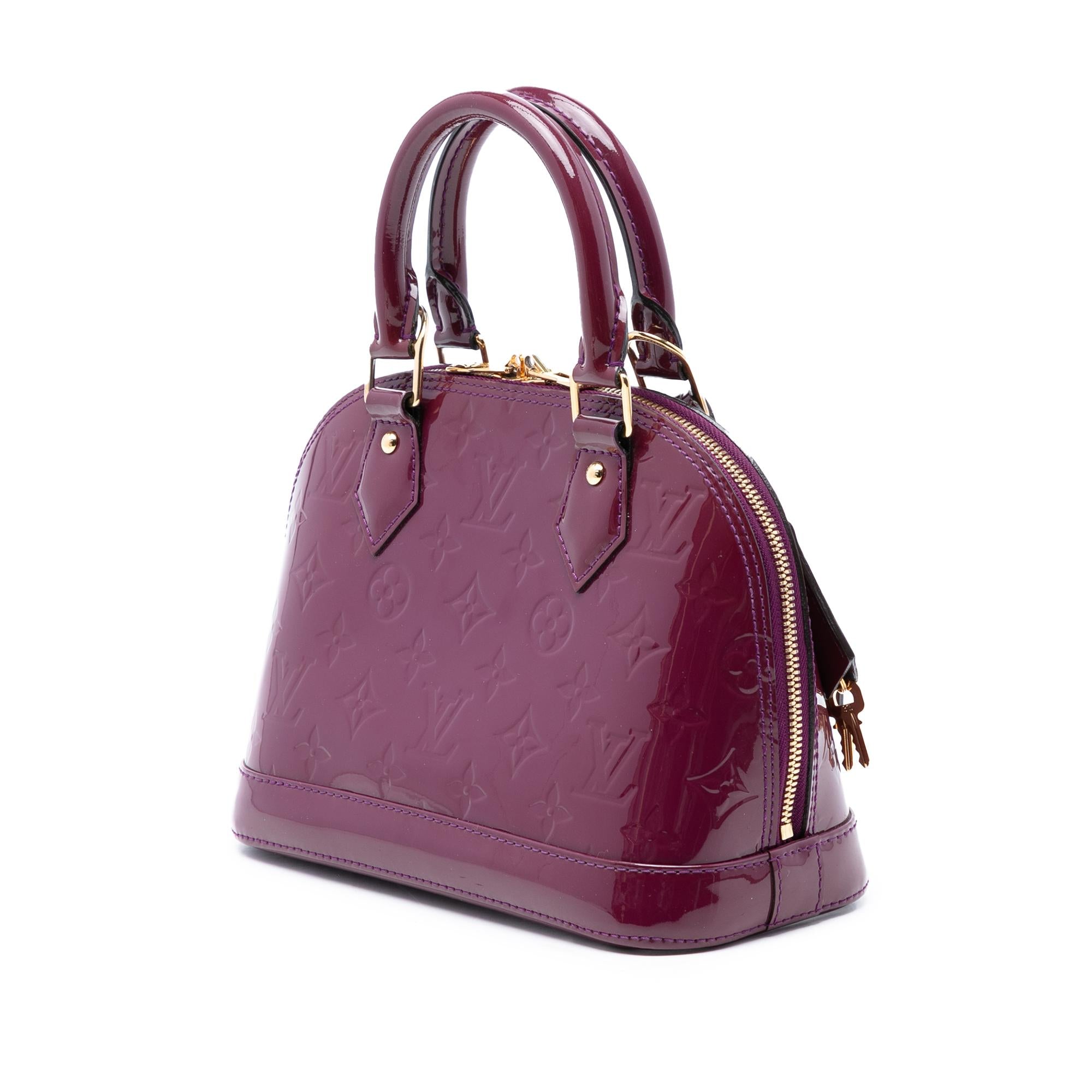 Louis Vuitton Monogram Vernis Alma BB