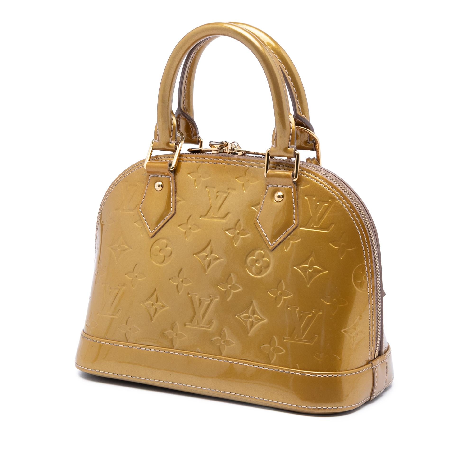 Louis Vuitton Monogram Vernis Alma BB