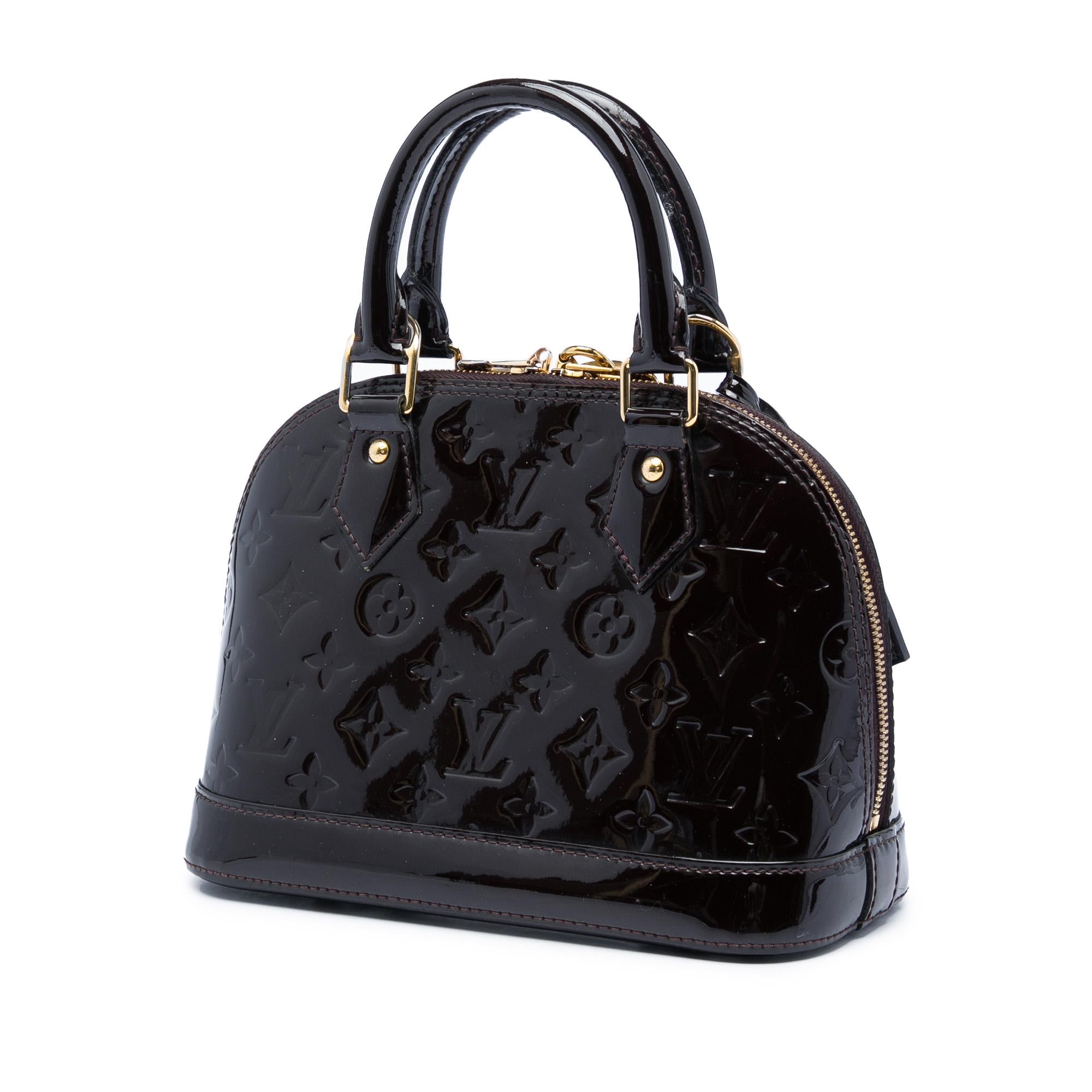 Louis Vuitton Monogram Vernis Alma BB