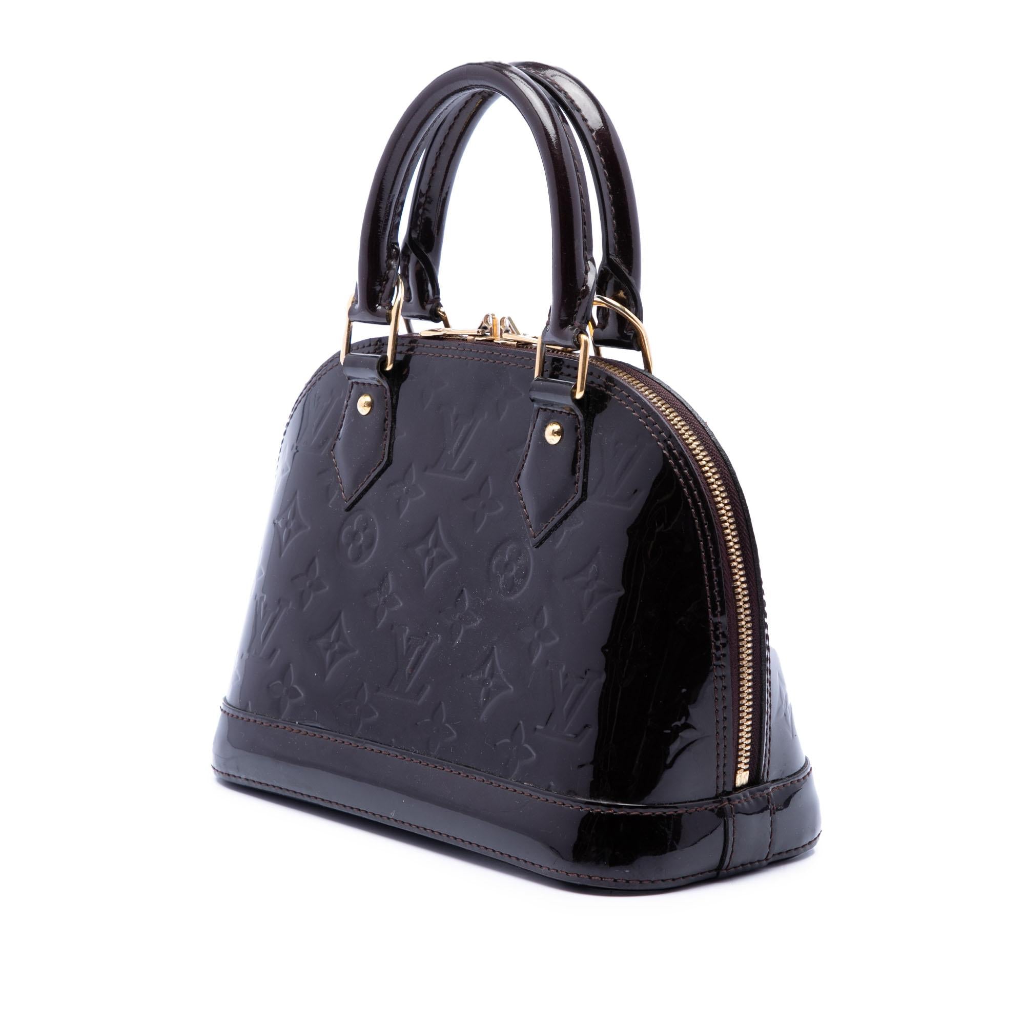 Louis Vuitton Monogram Vernis Alma BB