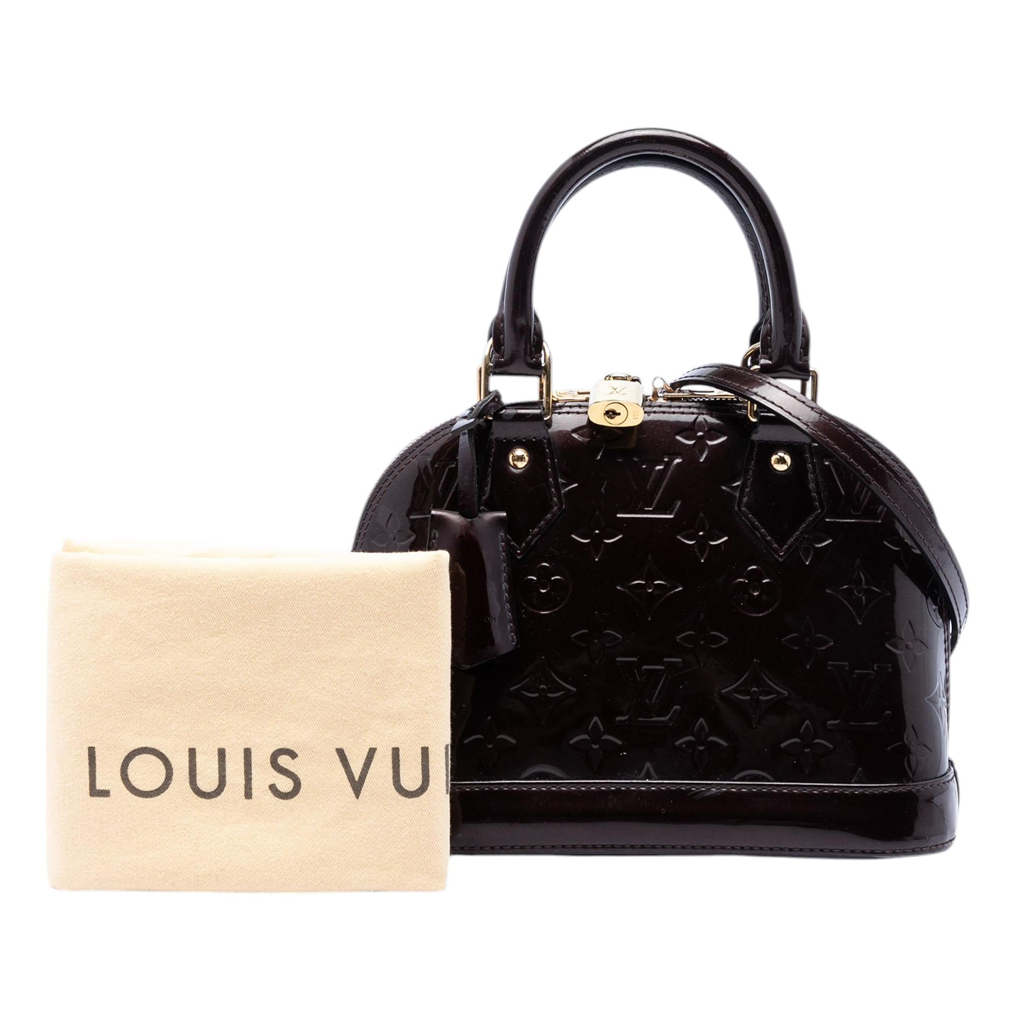 Louis Vuitton Monogram Vernis Alma BB