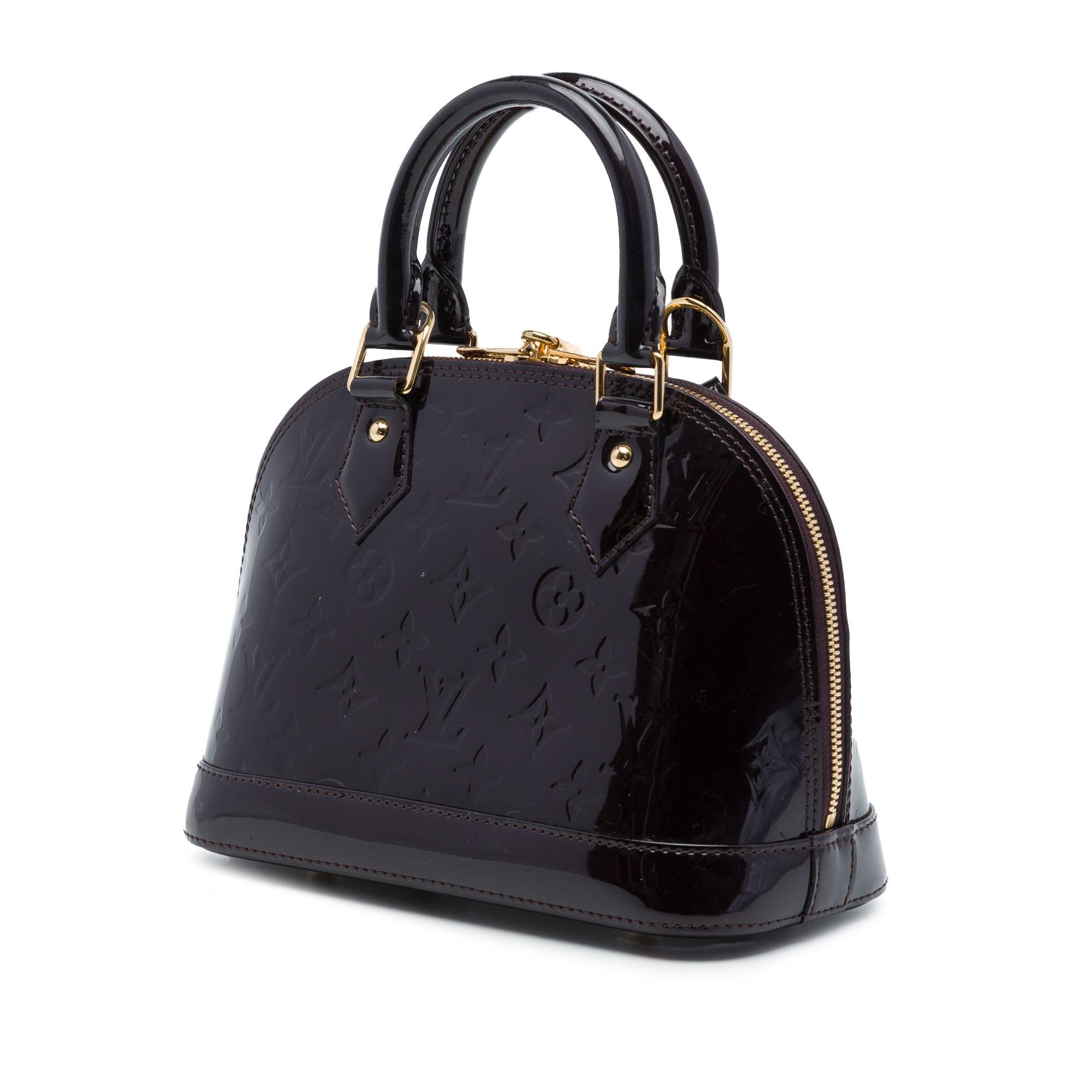 Louis Vuitton Monogram Vernis Alma BB