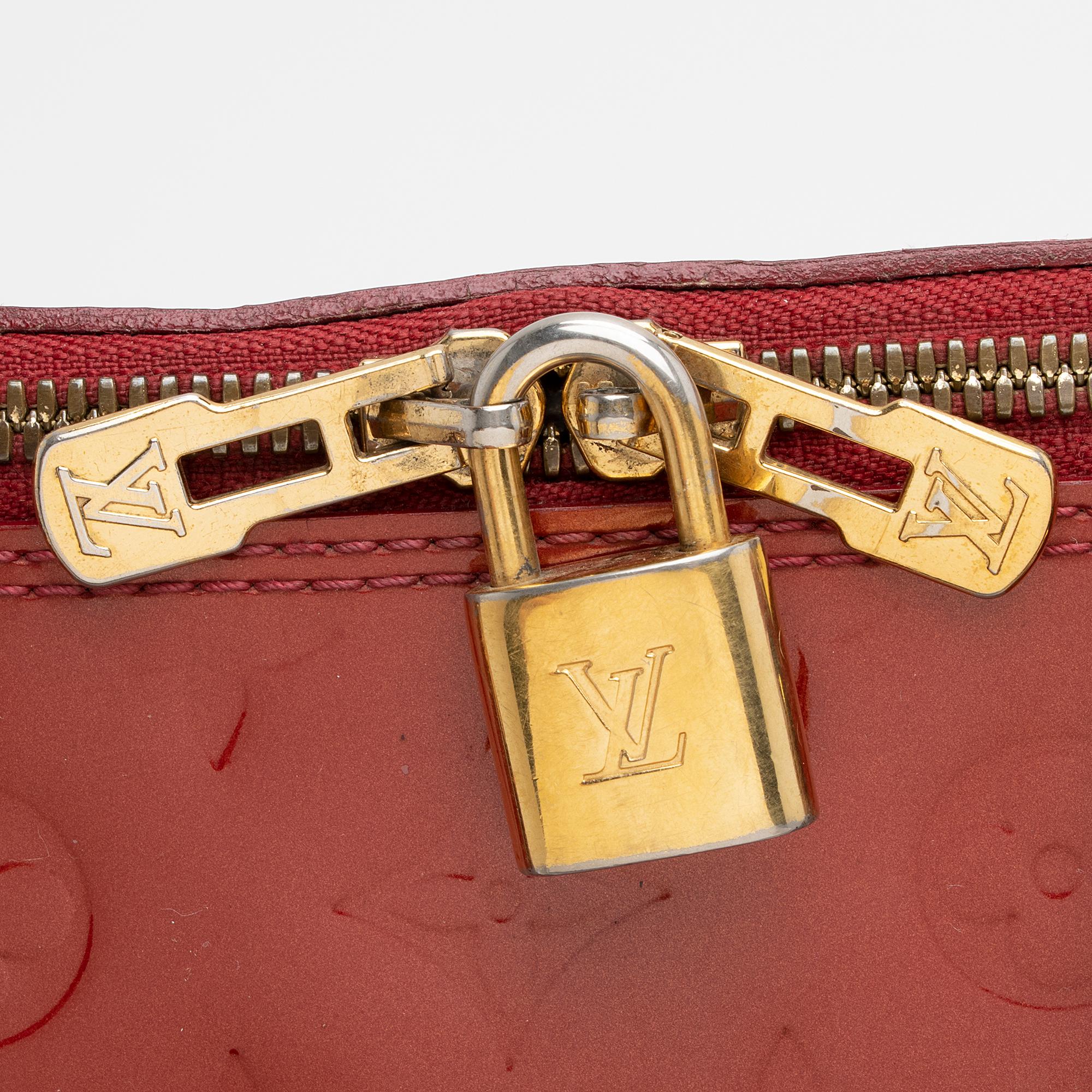Louis Vuitton Monogram Vernis Alma GM Satchel (SHF-22282)