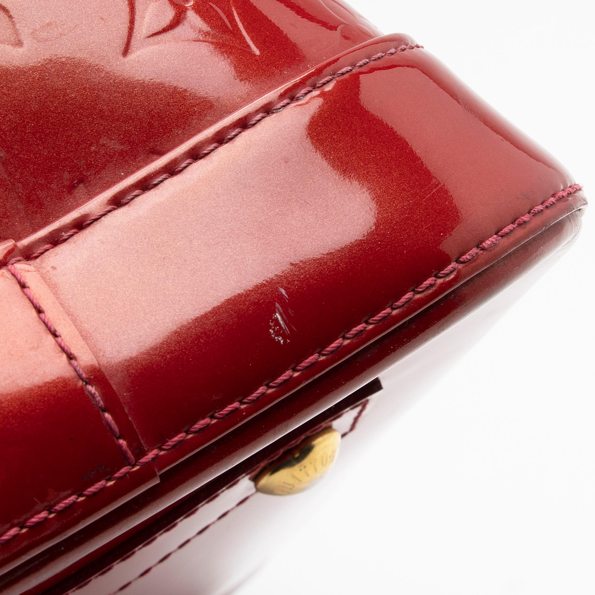 Louis Vuitton Monogram Vernis Alma GM Satchel (SHF-22282)