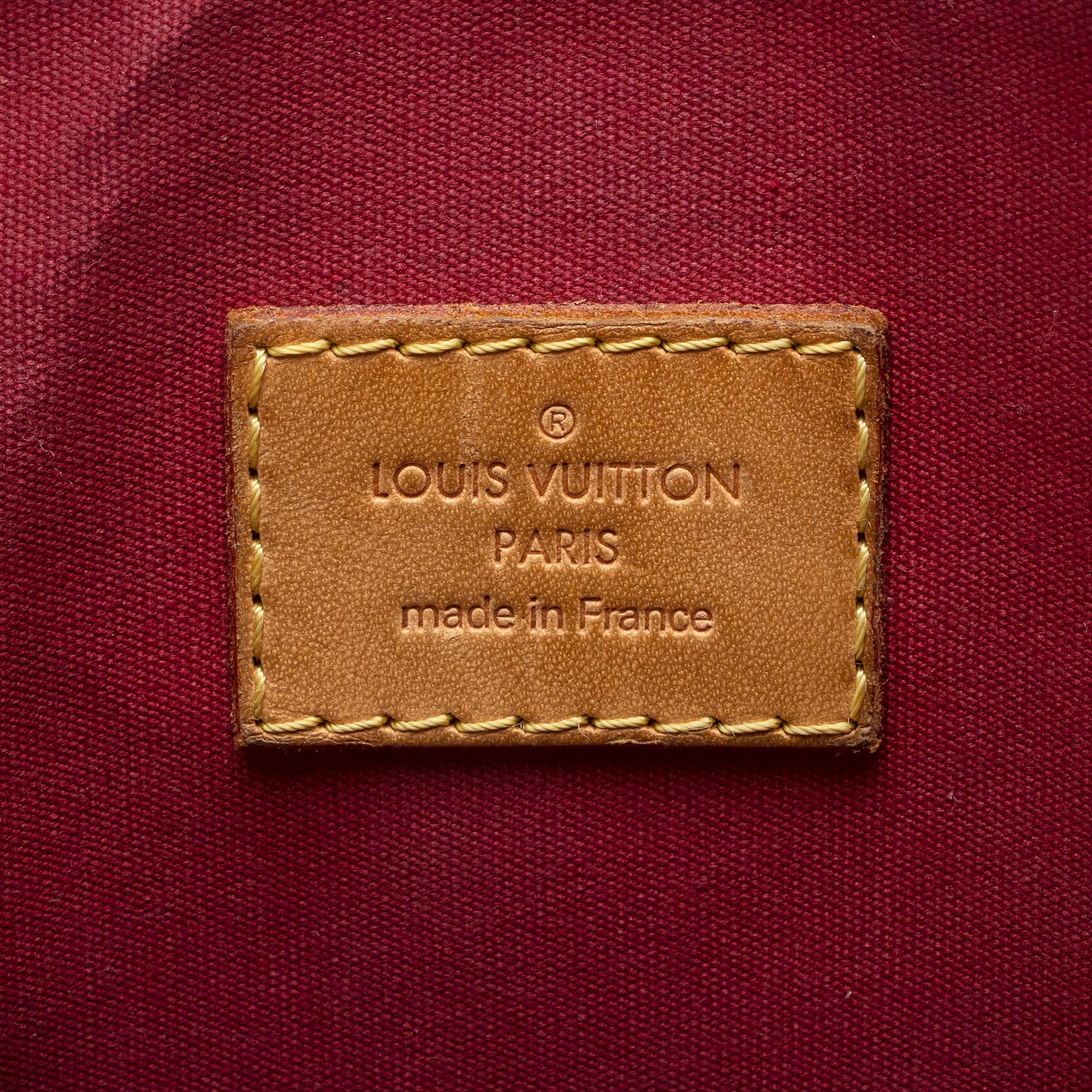 Louis Vuitton Monogram Vernis Alma GM Satchel (SHF-22282)