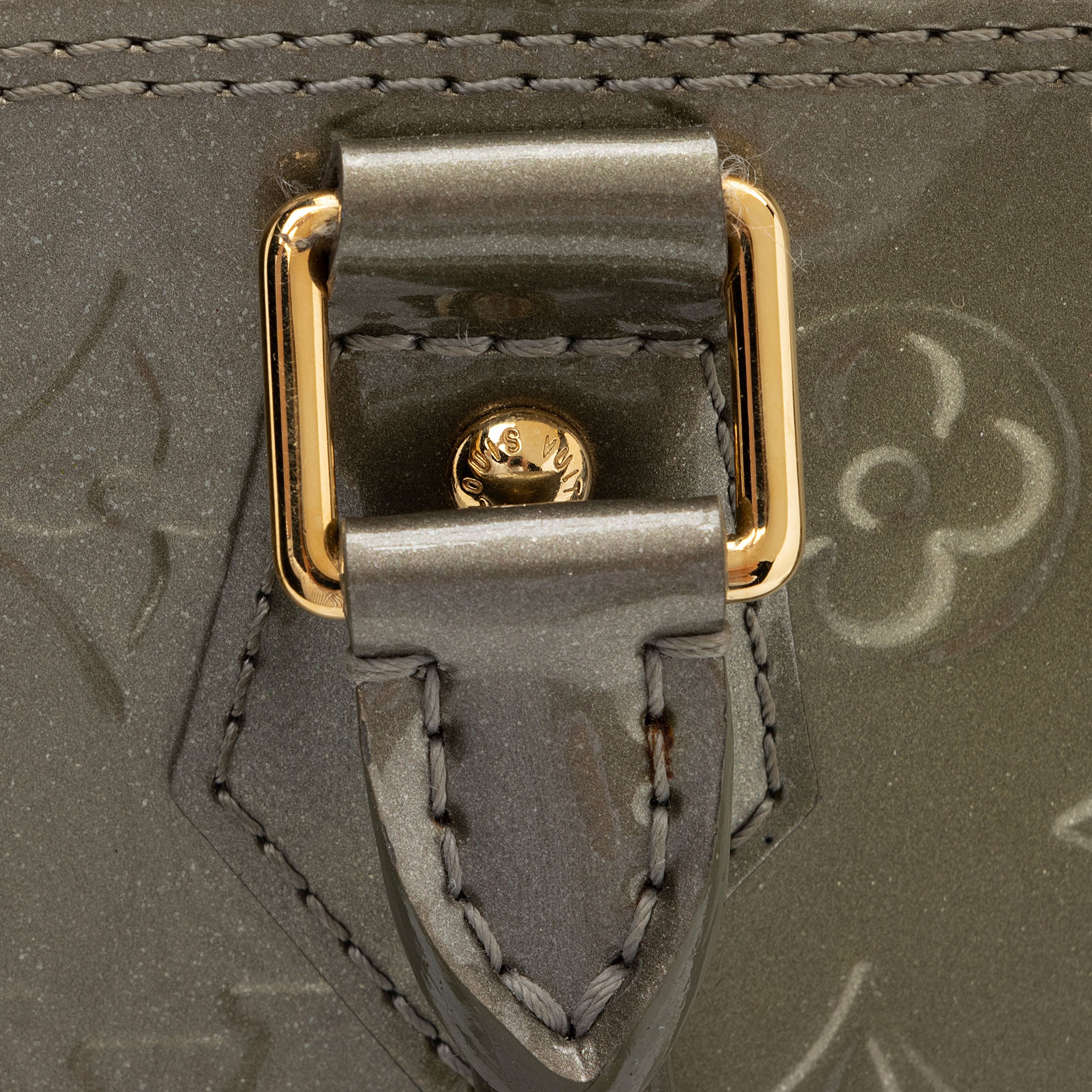 Louis Vuitton Monogram Vernis Alma GM Satchel (SHF-pjW87V)