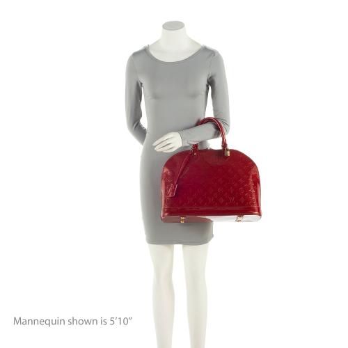 Louis Vuitton Monogram Vernis Alma GM Satchel (SHF-7bvjjk)