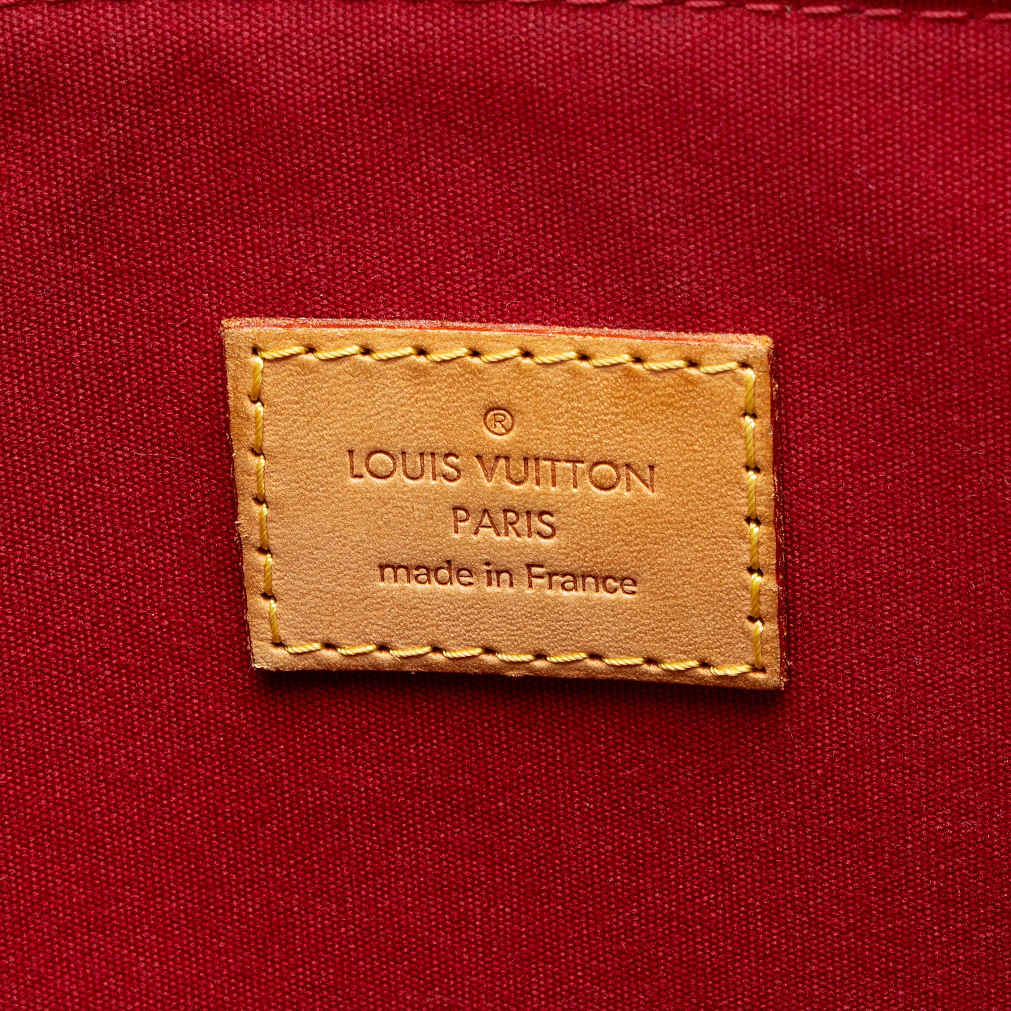 Louis Vuitton Monogram Vernis Alma GM Satchel
